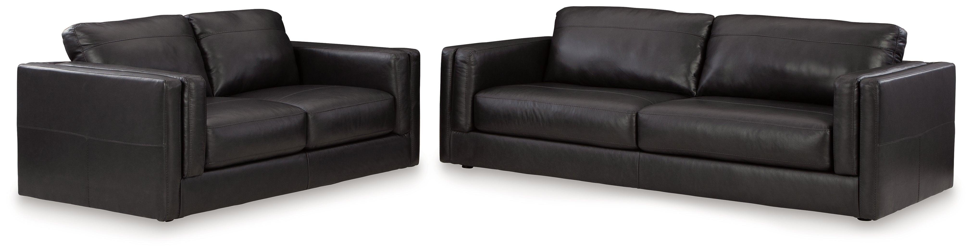 Amiata Onyx Sofa And Loveseat - Image 3