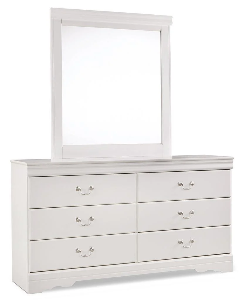 Anarasia White Sleigh Bedroom Set - Image 3