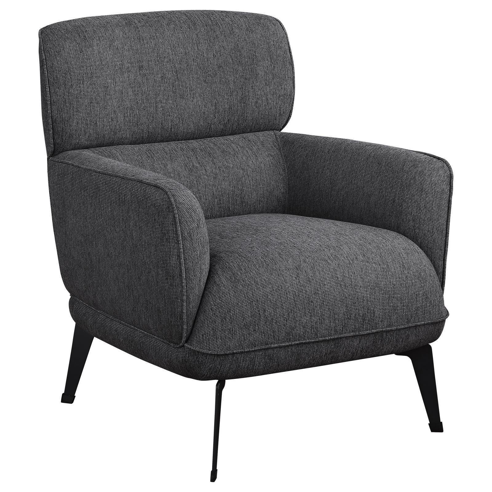 Andrea Heavy Duty High Back Accent Chair Grey - Image 1