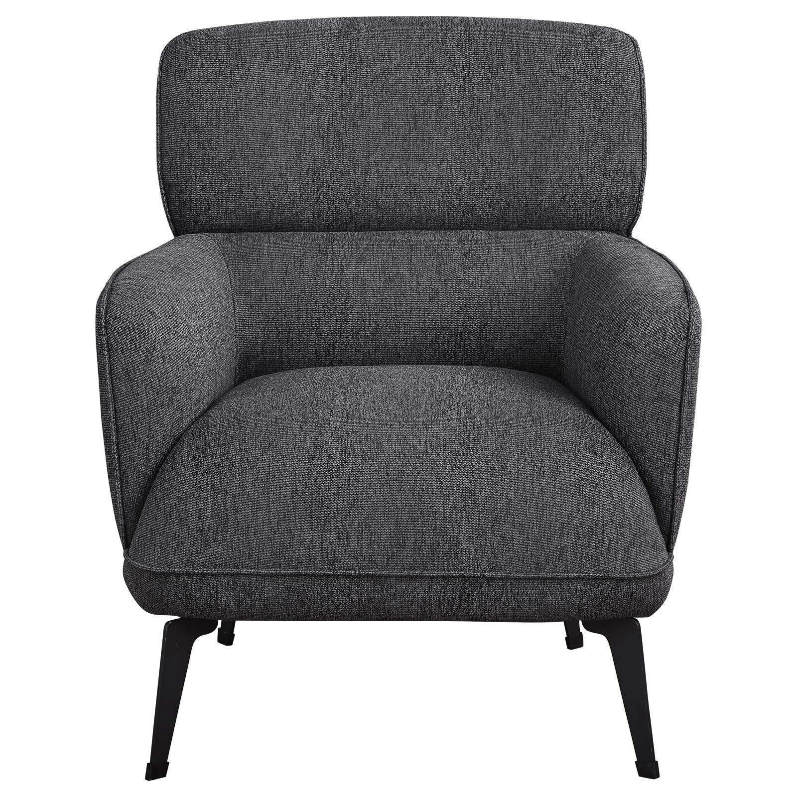 Andrea Heavy Duty High Back Accent Chair Grey - Image 3