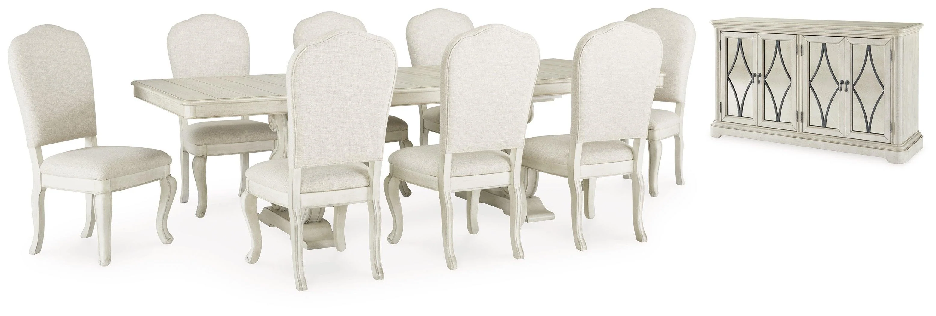 Arlendyne Antique White Rectangular Dining Room Set - Image 2