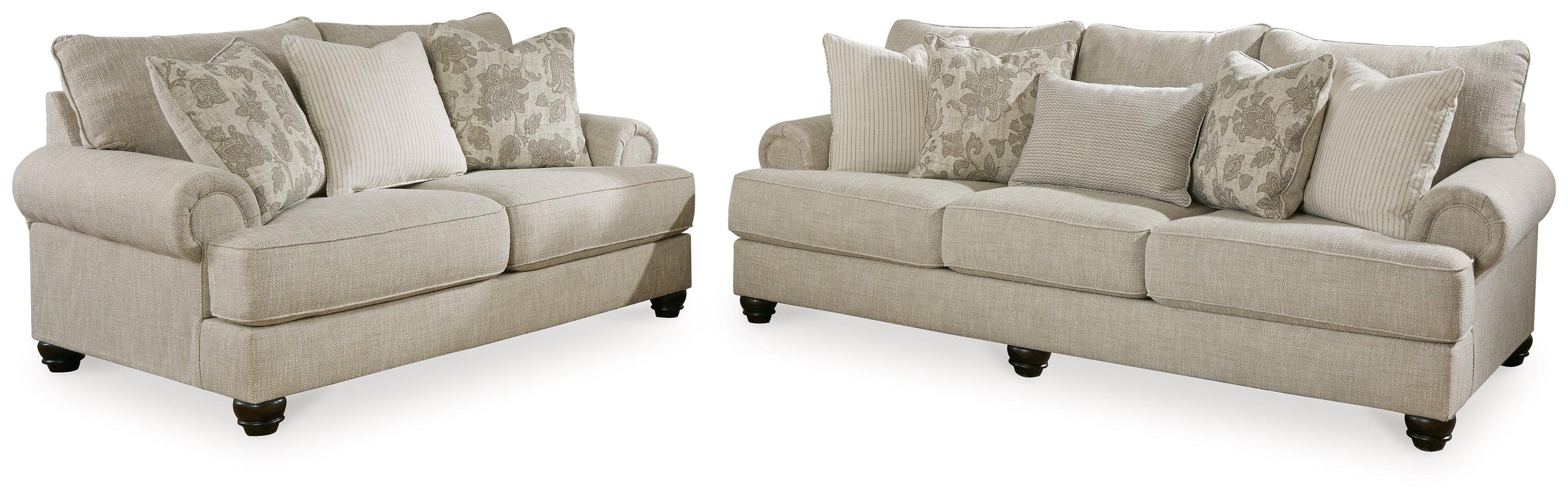 Asanti Fog Sofa And Loveseat - Image 2