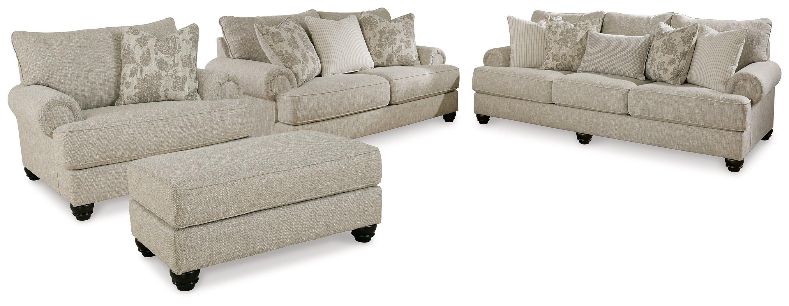 Asanti Fog Sofa Loveseat Chair And Ottoman - Image 2