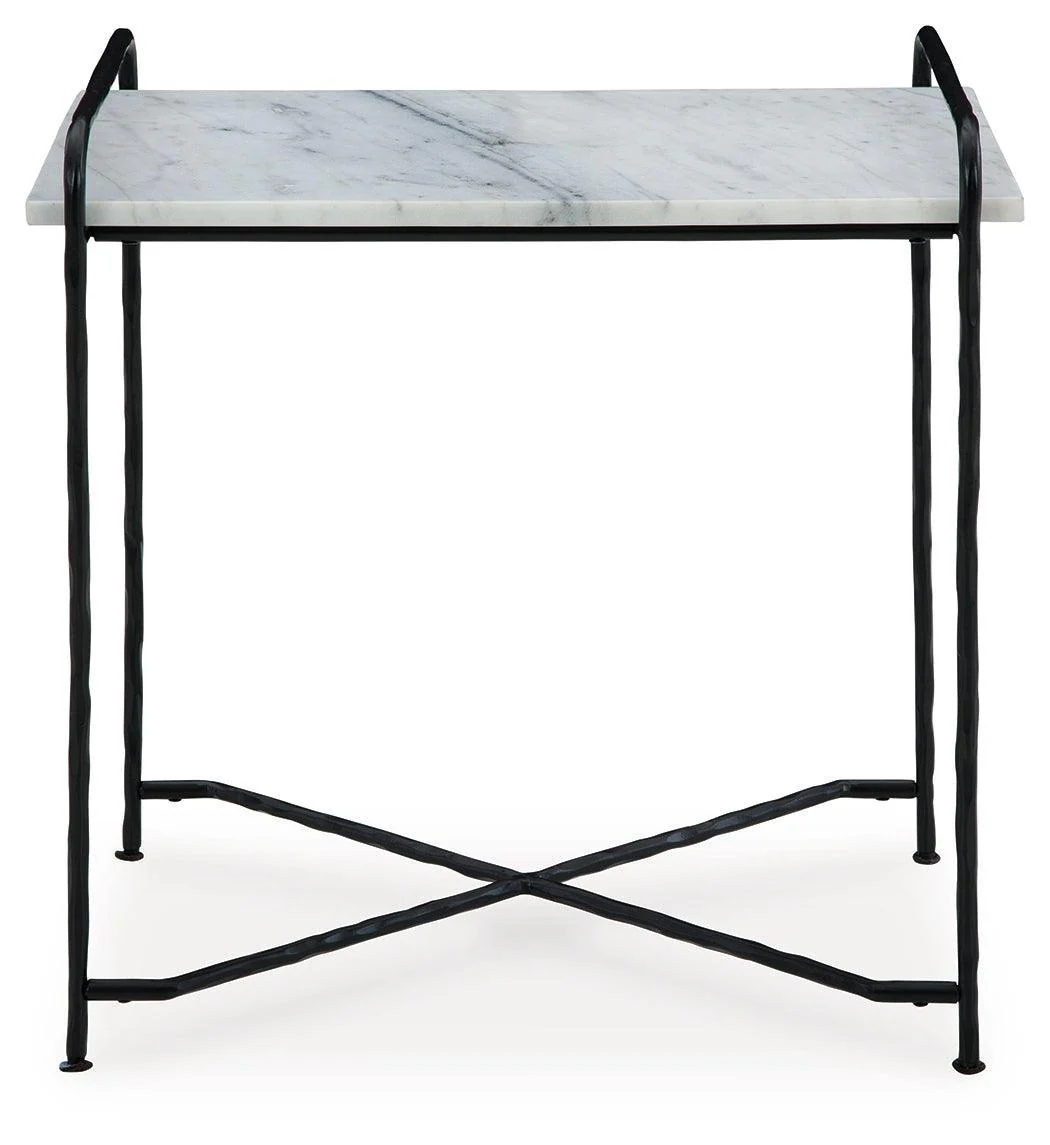 Ashber White Black Accent Table - Image 3