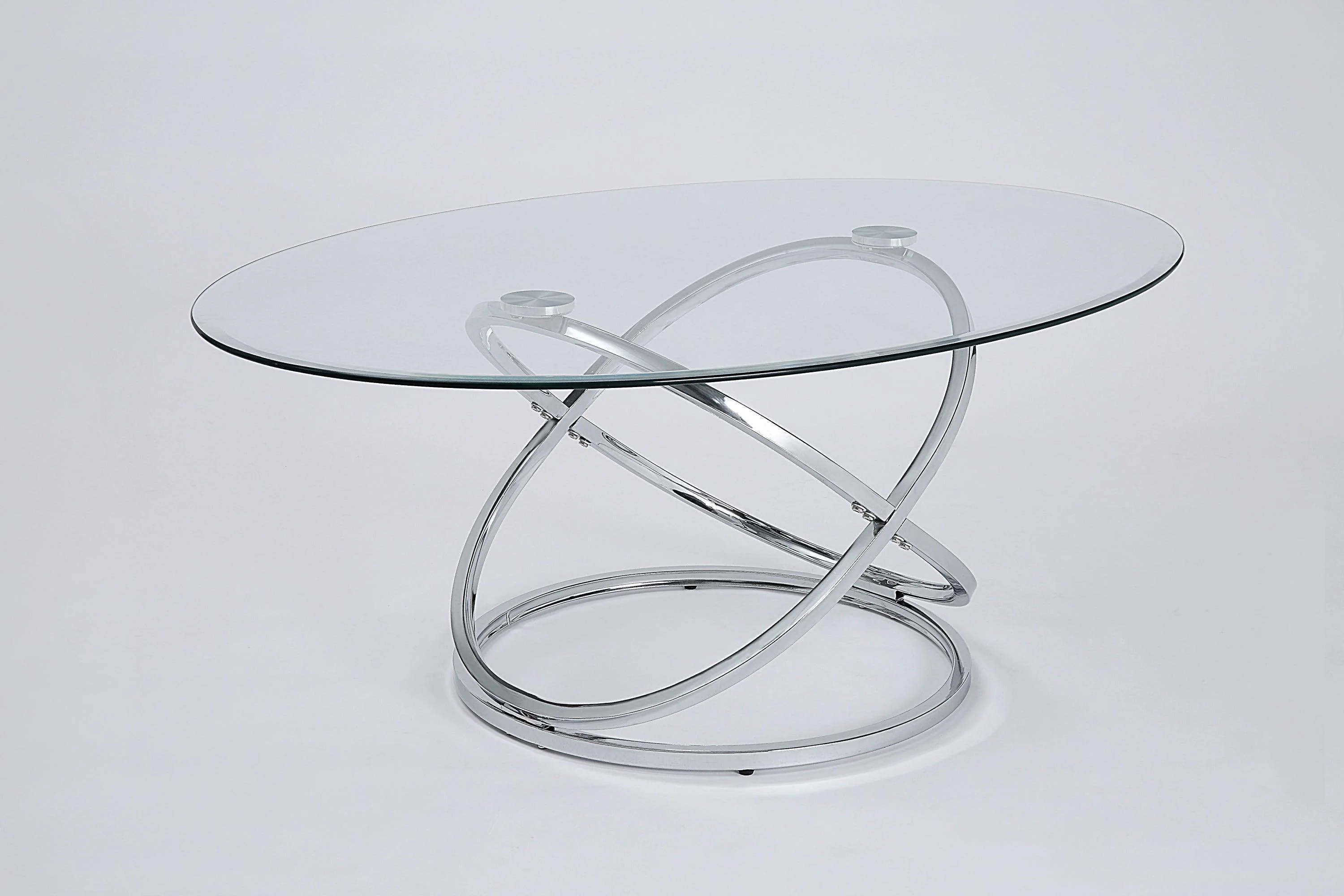 Aura Glass Cocktail Coffee Table - Image 2