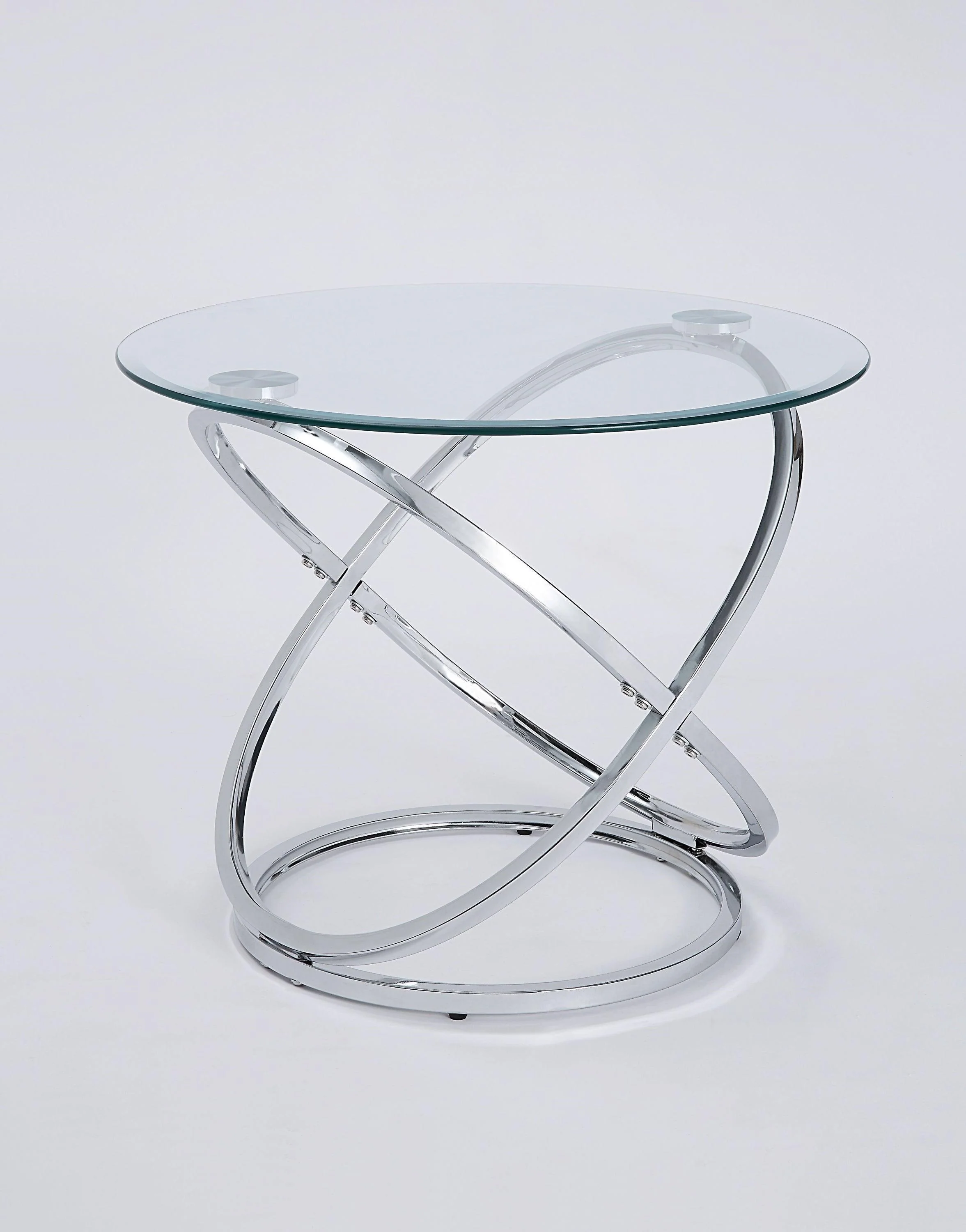 Aura Glass Cocktail Coffee Table - Image 3