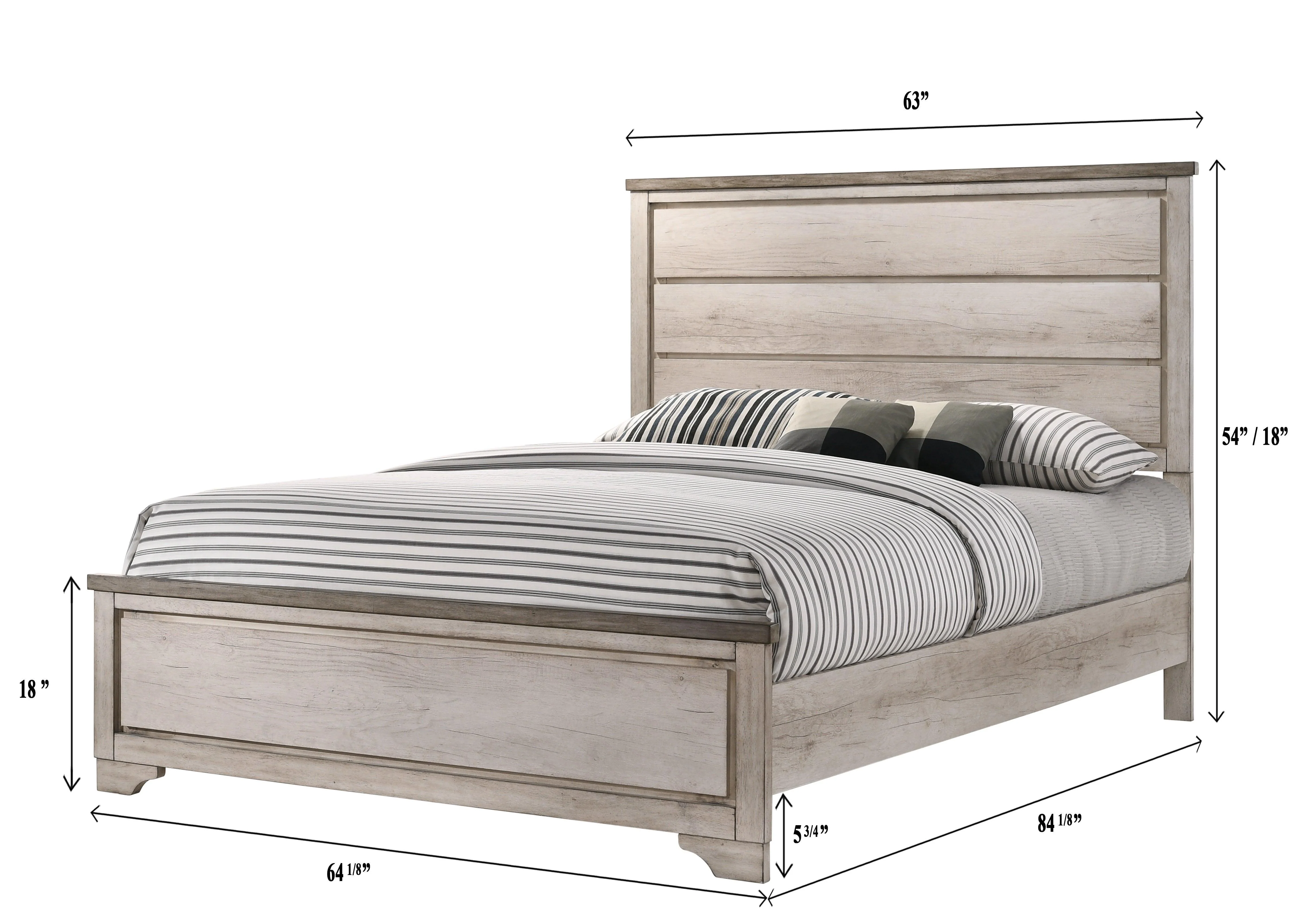 Patterson Driftwood Panel Bedroom Set - Image 3