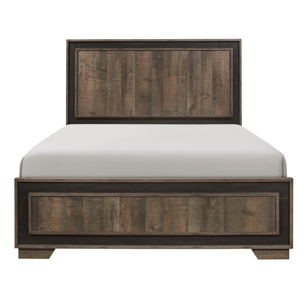 Ellendale Mahogany Dark Ebony Queen Bed