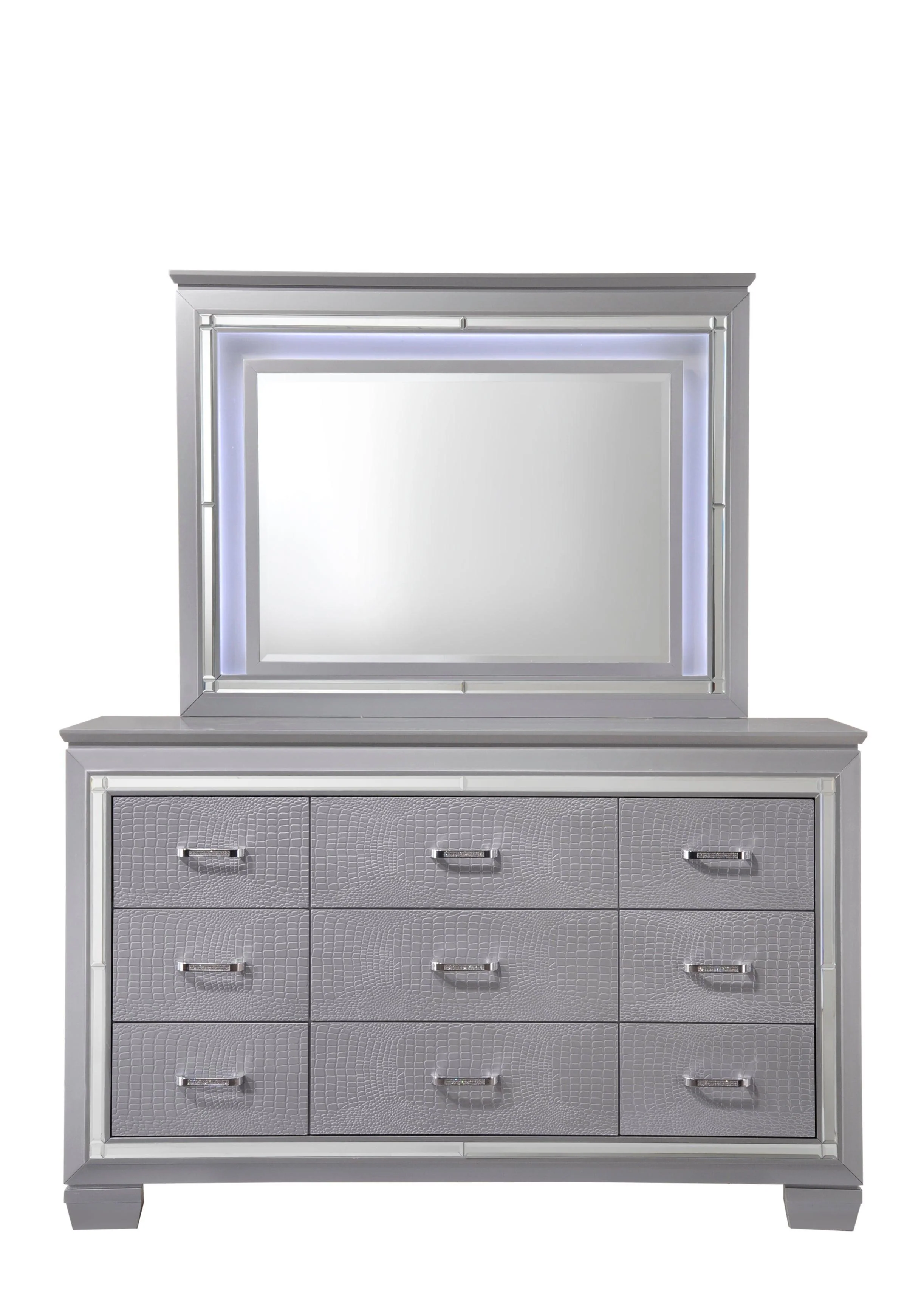 Lillian Dresser Silver 9 Drawers - Image 2