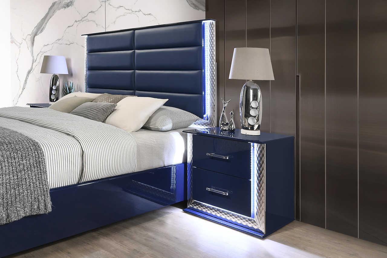 Aya Blue Nightstand - Image 3
