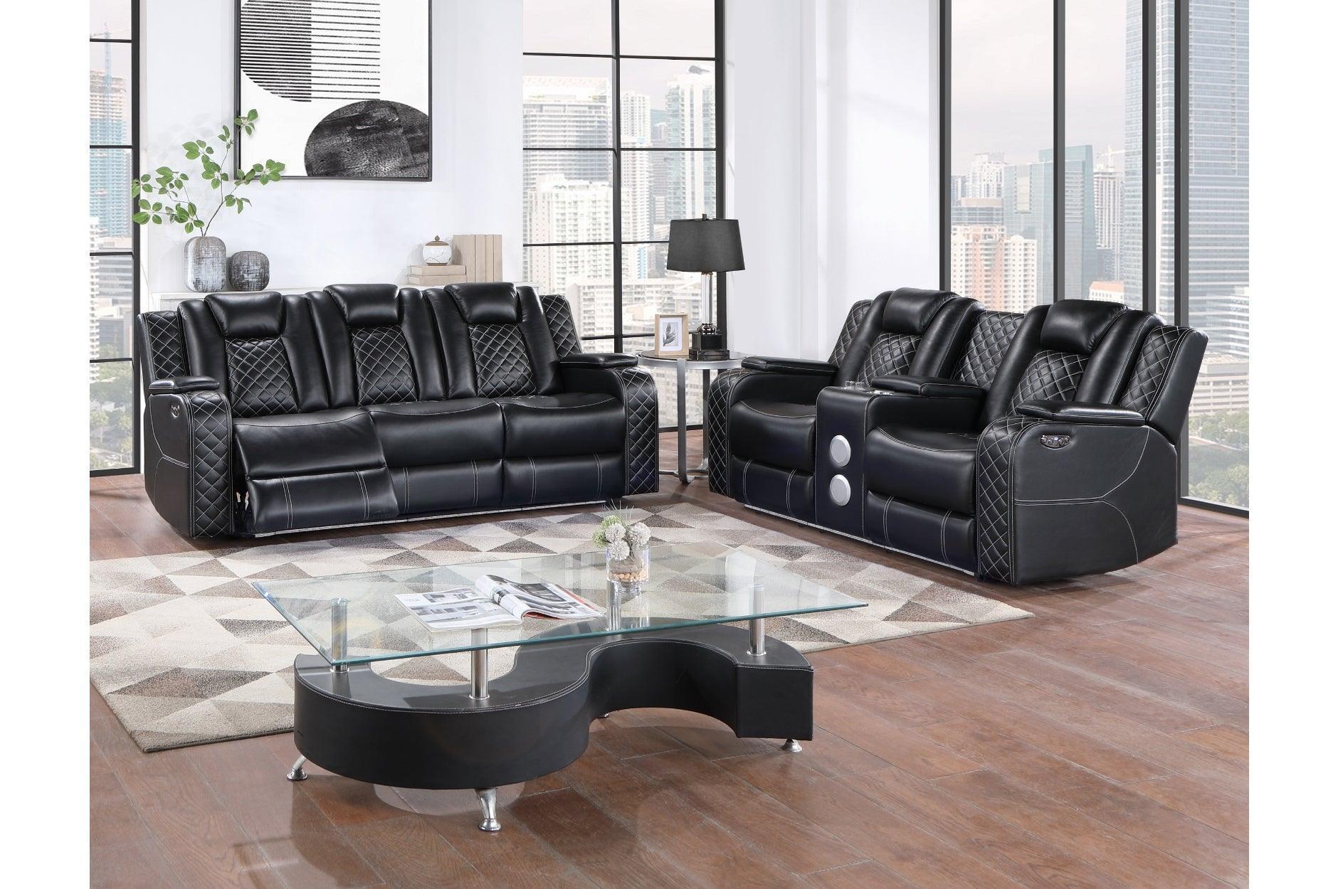 Radiant Black Power Reclining Set - Image 1