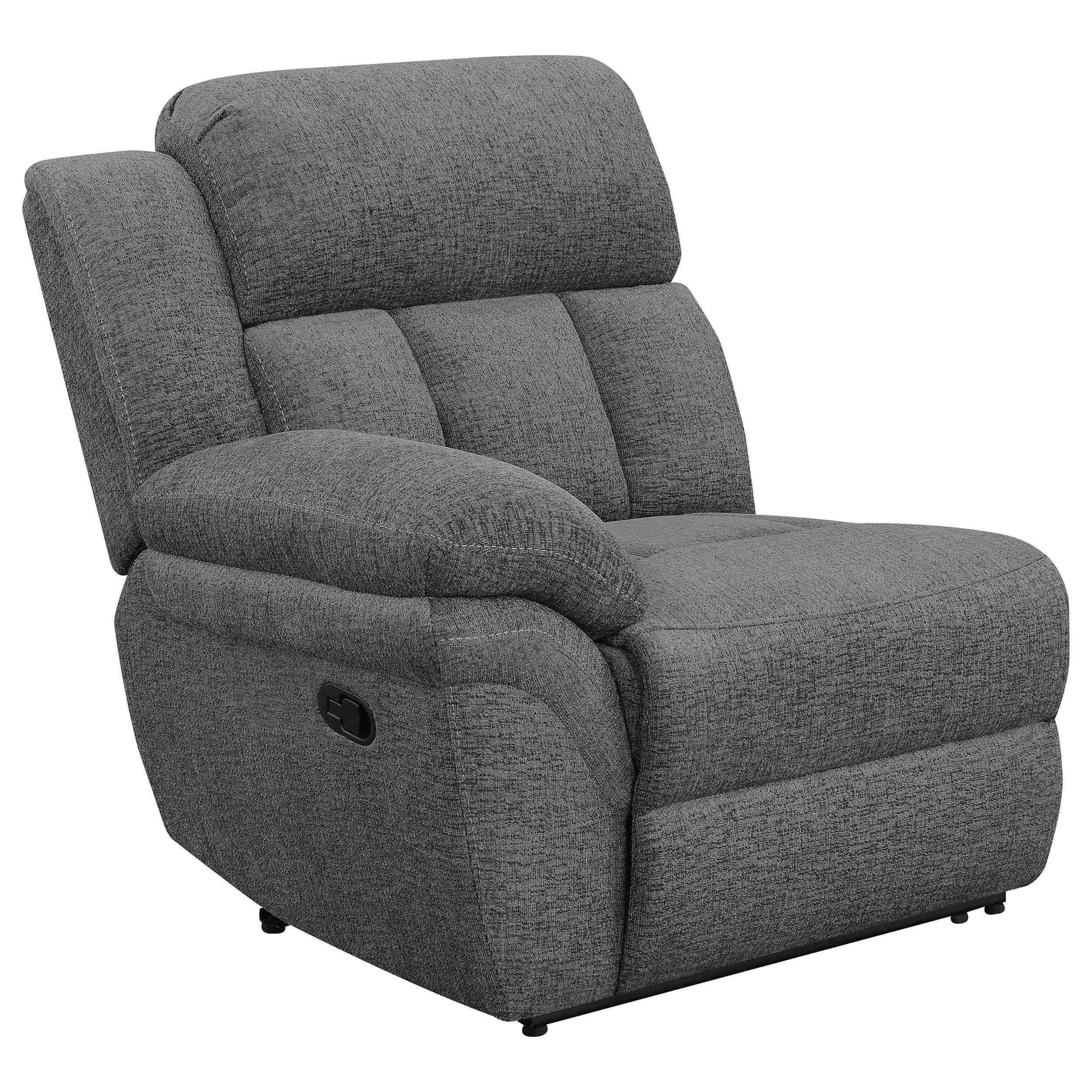 Bahrain 5-Piece Upholstered Home Theater Seating Charcoal - Image 3