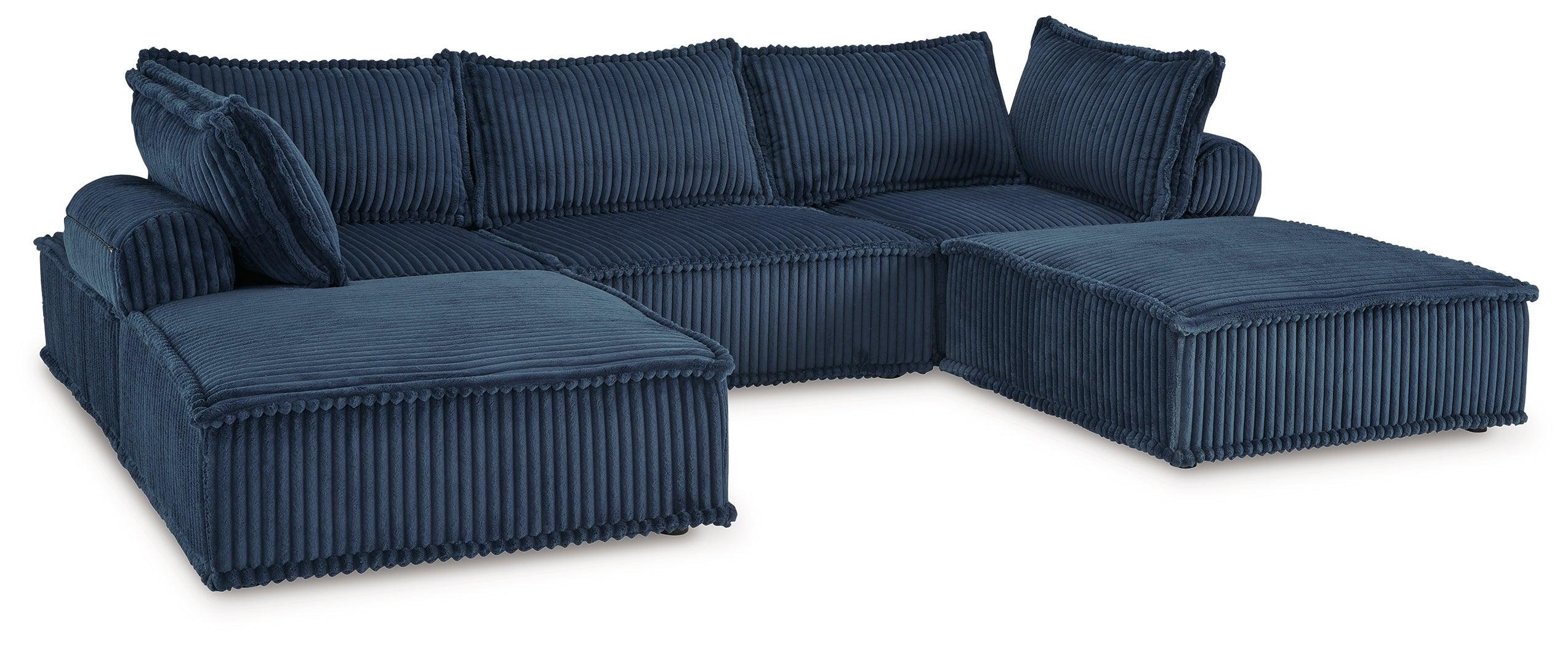 Bales Navy 5-Piece Modular Seating - Image 2