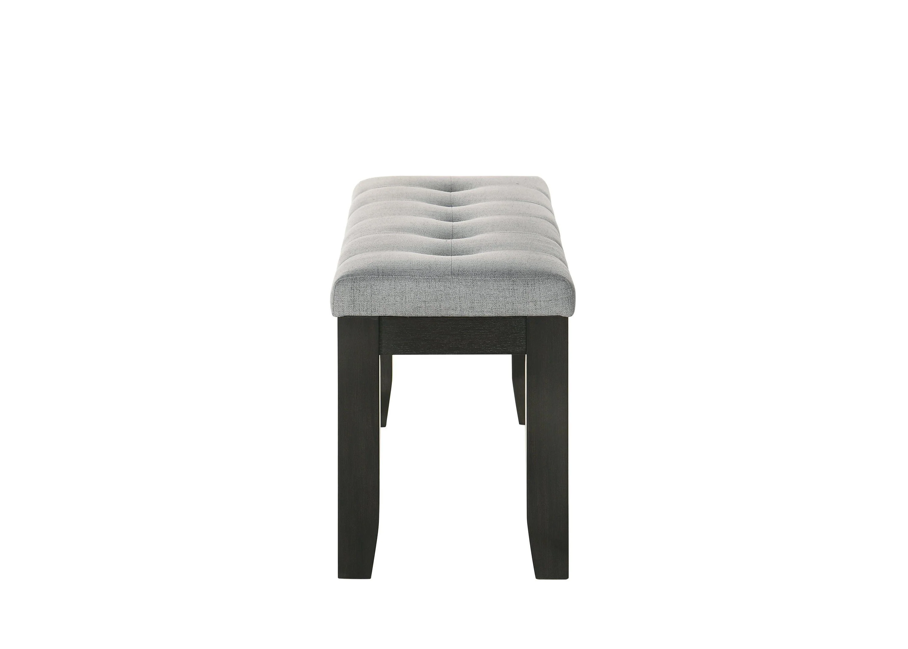 Bardstown Wheat Charcoal Fabric Upholstered Tufted Dining Room Set - Image 3
