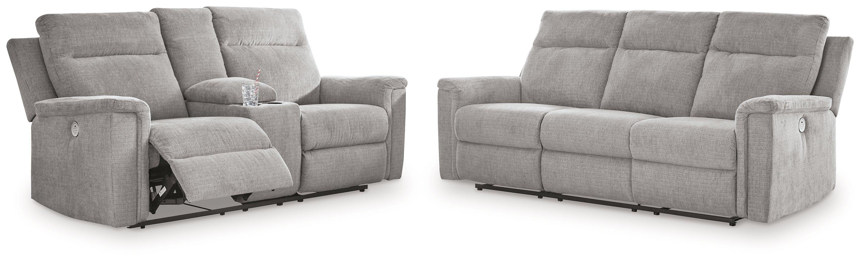 Barnsana Ash Sofa And Loveseat - Image 3