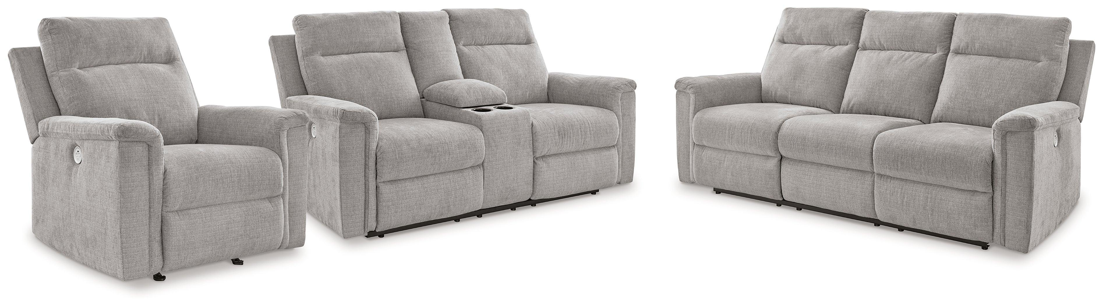Barnsana Ash Sofa Loveseat And Recliner - Image 2
