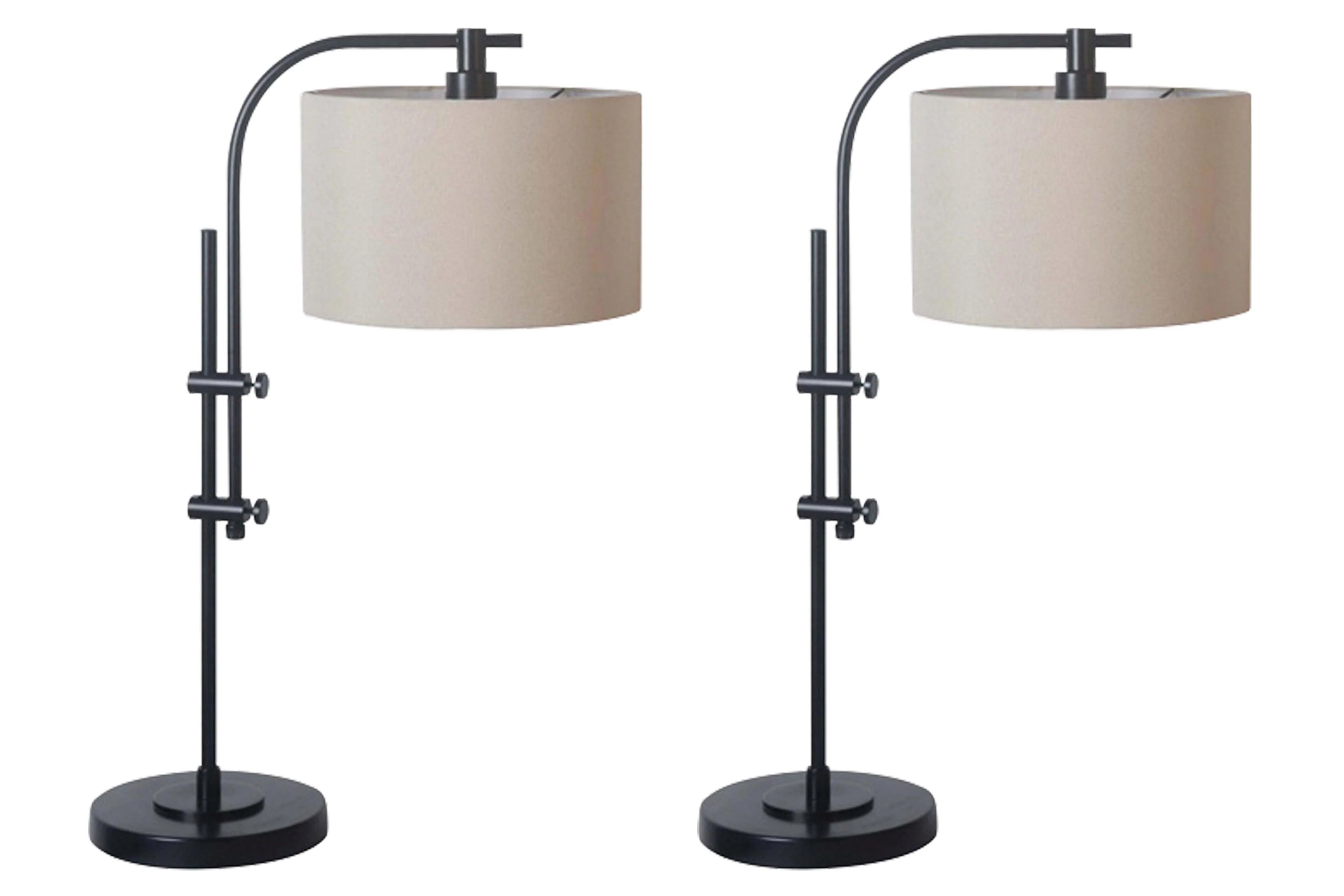 Baronvale Black 2-Piece Table Lamp Set - Image 2