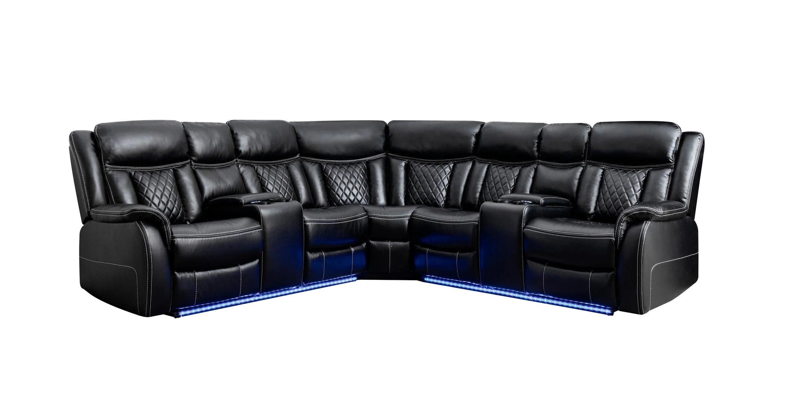 Batman Black Power Reclining Sectional - Image 2