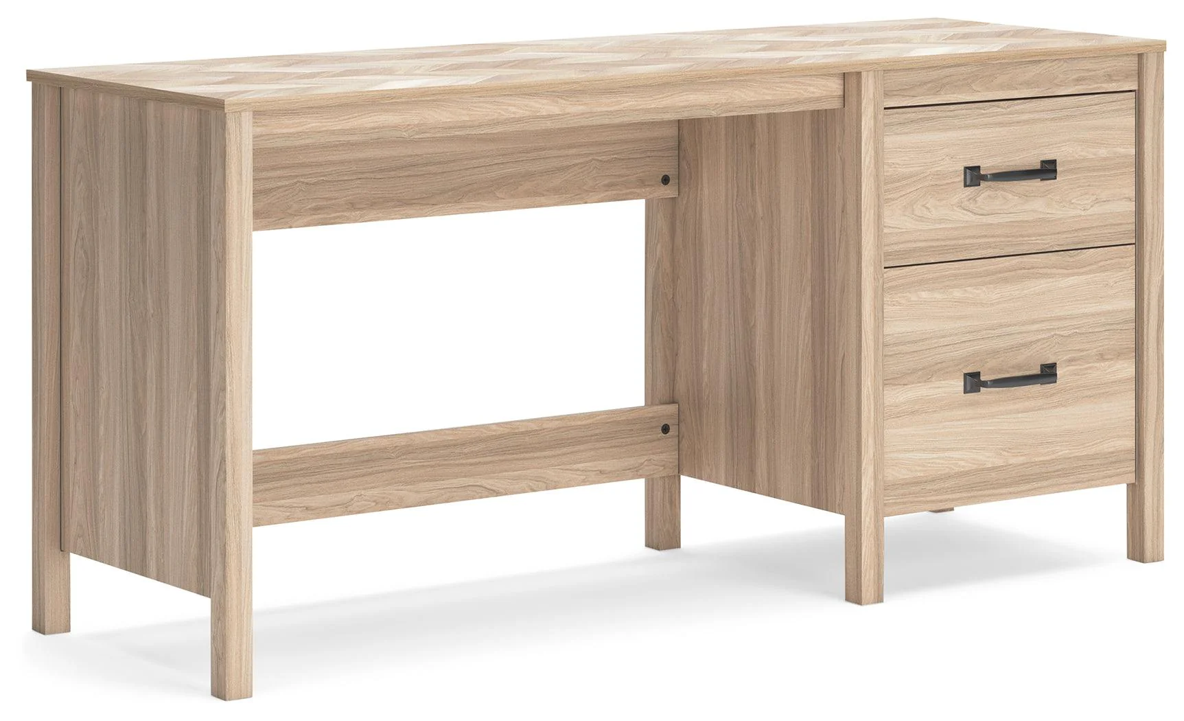 Battelle Tan 60" Home Office Desk - Image 2