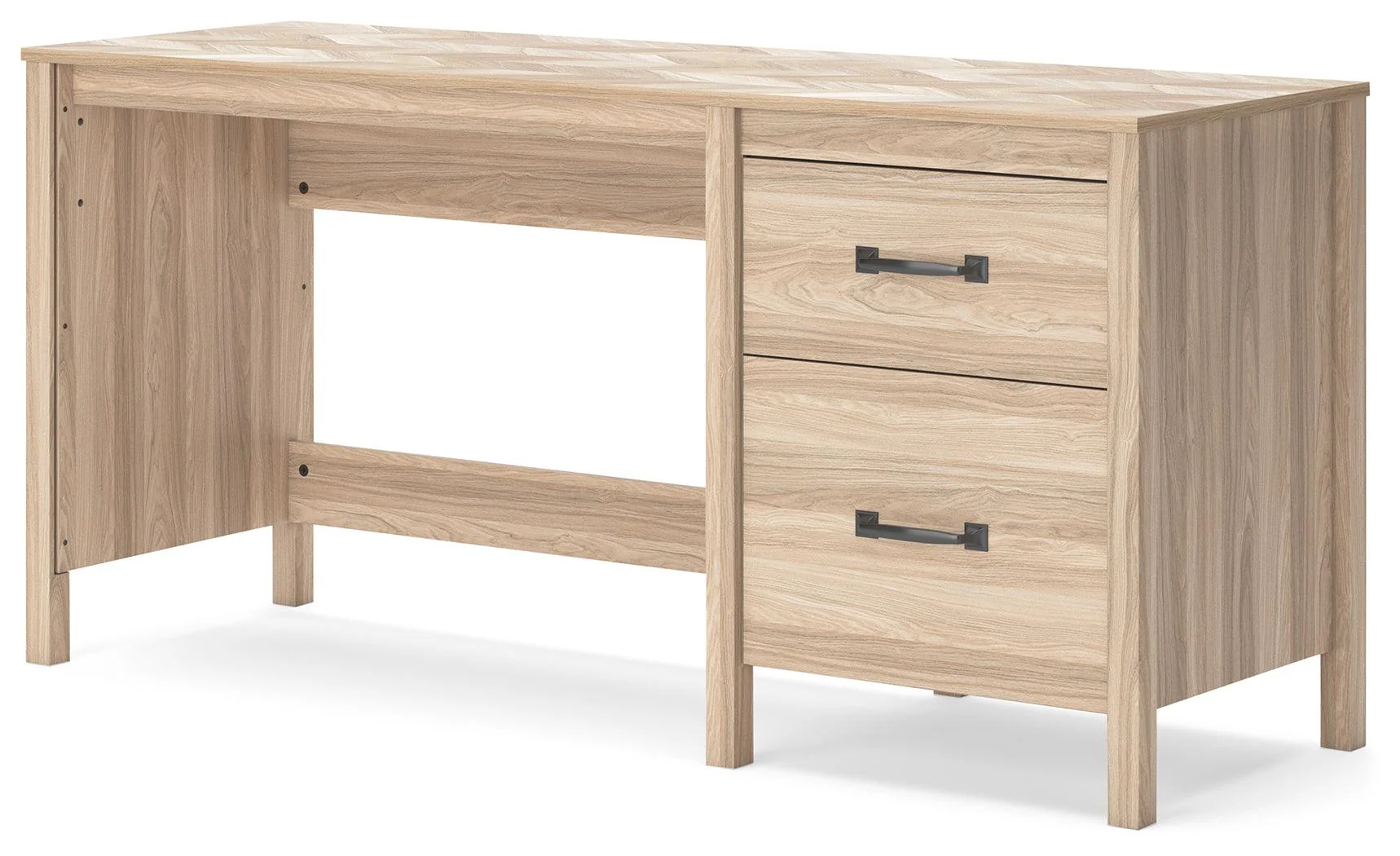 Battelle Tan 60" Home Office Desk - Image 3