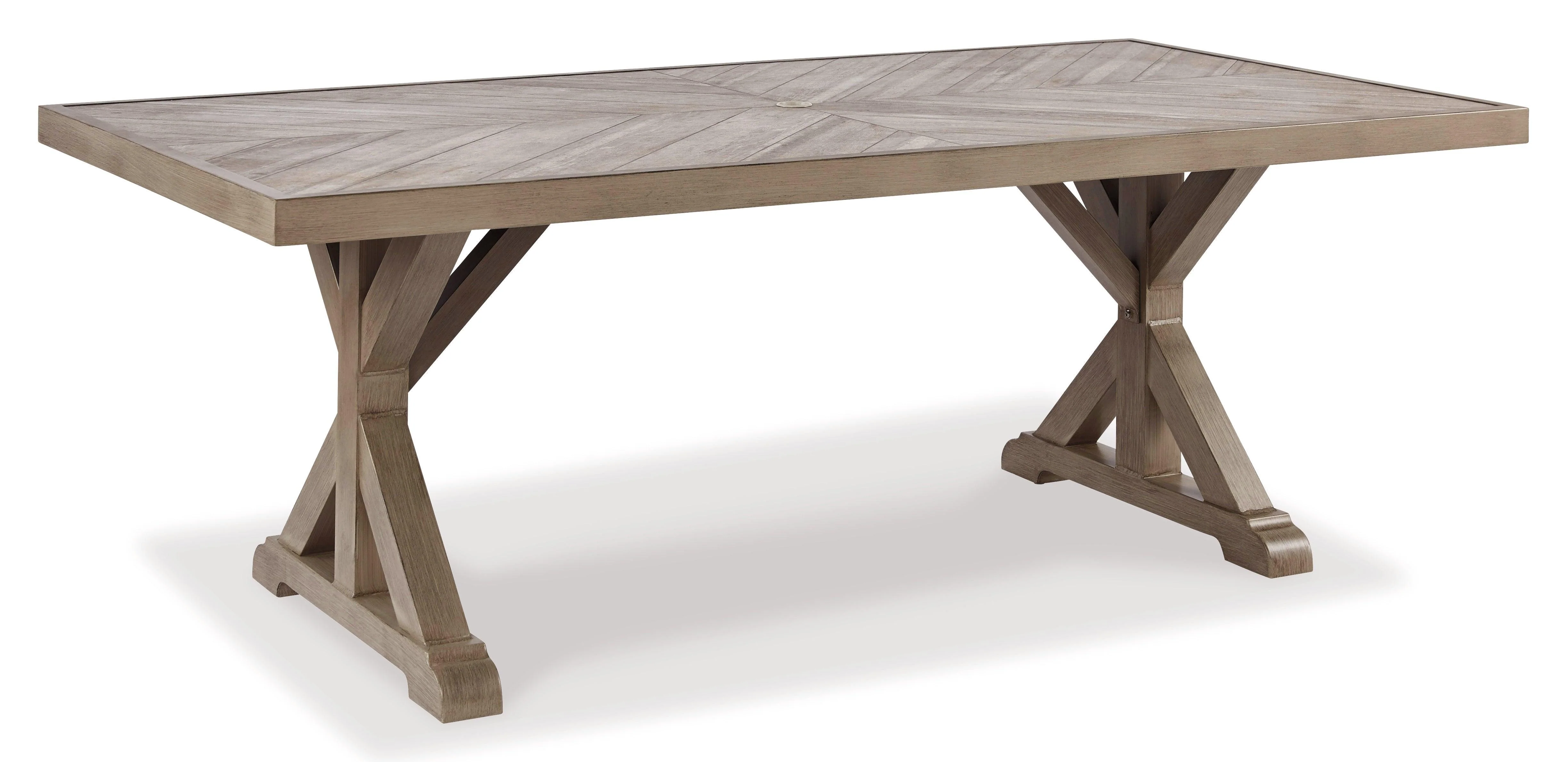 Beachcroft Beige Outdoor Dining Table And 4 Chairs - Image 2