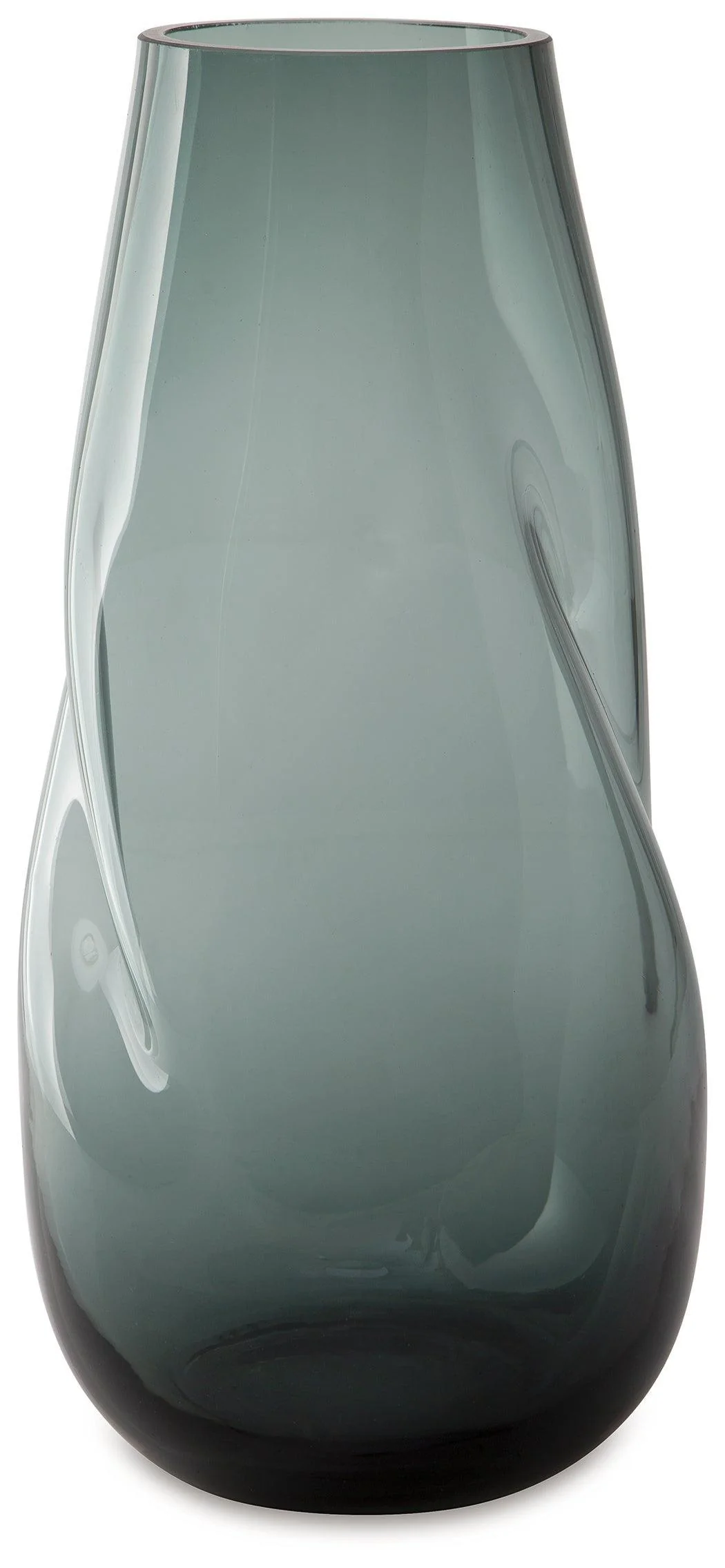 Beamund Teal Blue Vase (Set of 2) - Image 3
