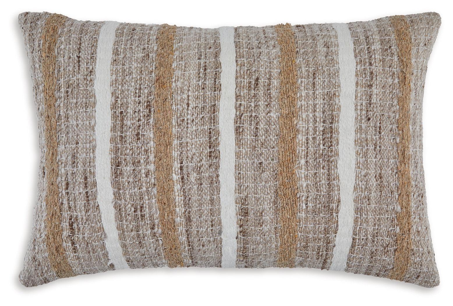 Benish Tan Brown White Pillow (Set of 4) - Image 2