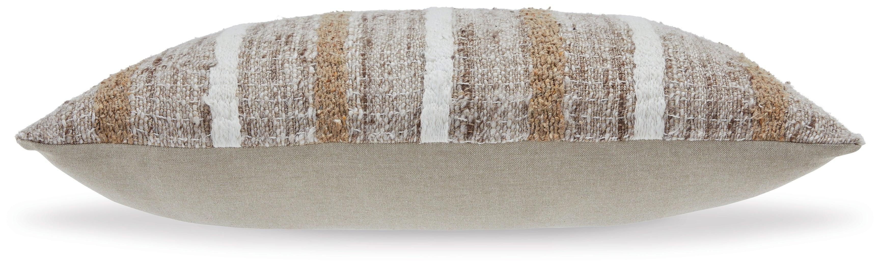 Benish Tan Brown White Pillow (Set of 4) - Image 3