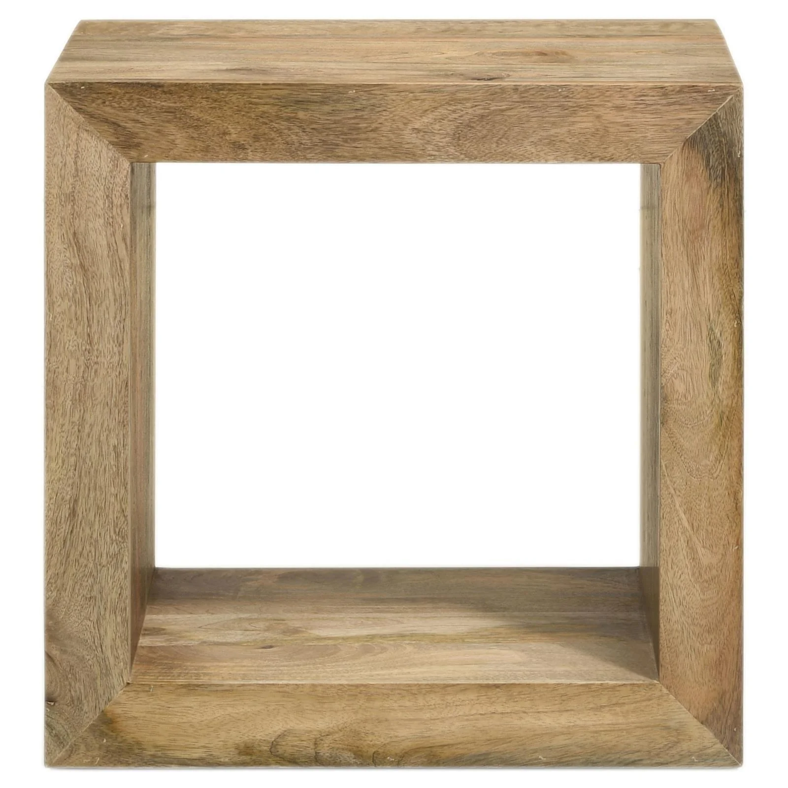 Benton Rectangular Solid Wood End Table Natural - Image 3