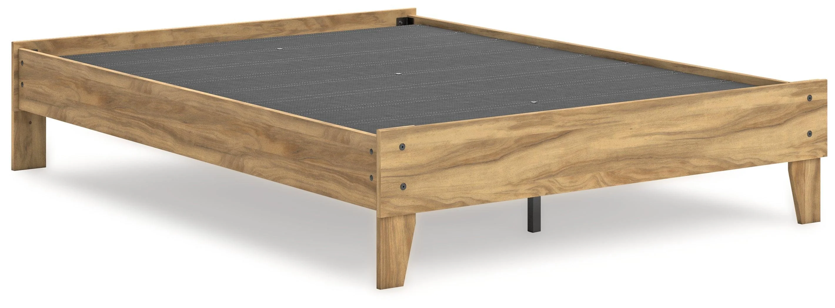 Bermacy Light Brown Full Platform Bed - Image 2