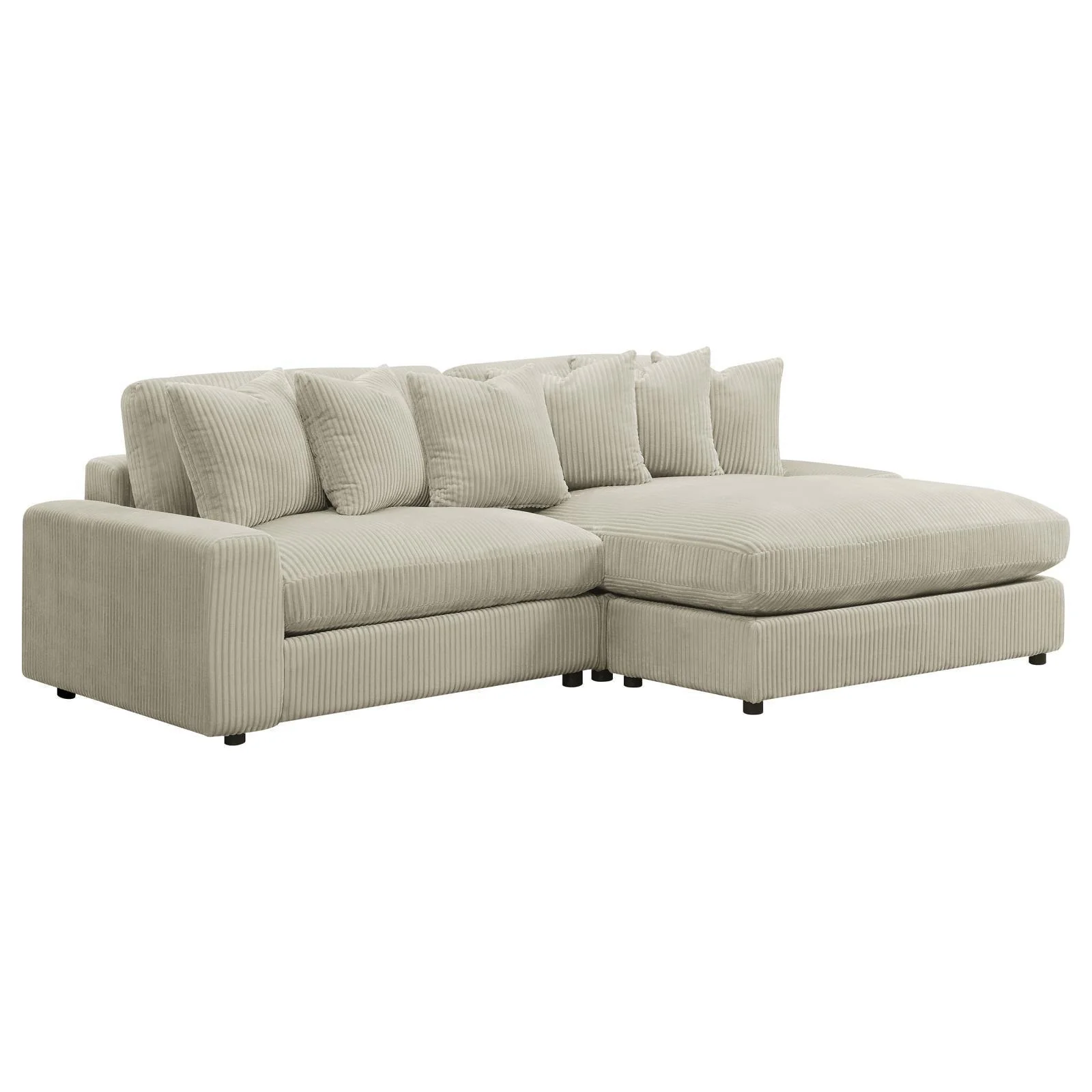 Blaine Upholstered Reversible Sectional Sofa Sand - Image 1
