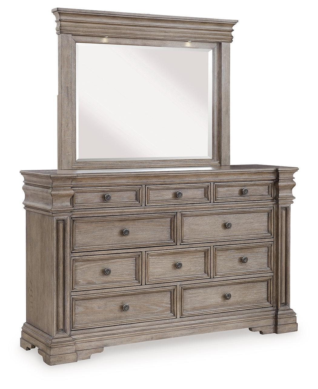 Blairhurst Light Grayish Brown Dresser And Mirror - Image 2