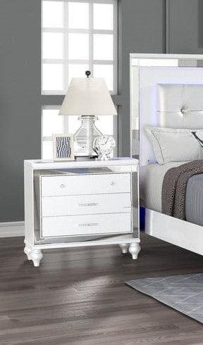 Blanca White Nightstand - Image 1