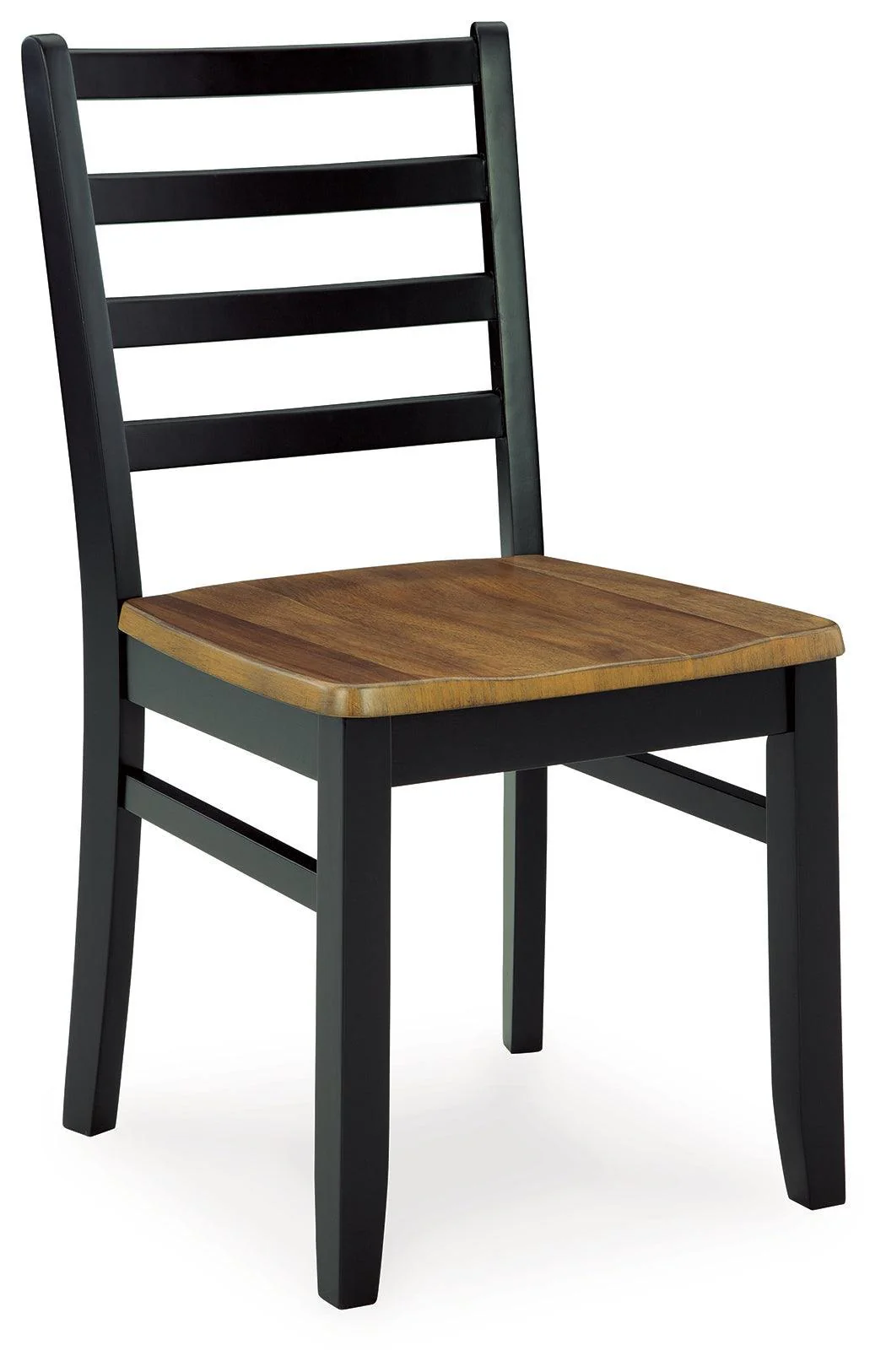 Blondon Brown Black Dining Table And 6 Chairs (Set of 7) - Image 3