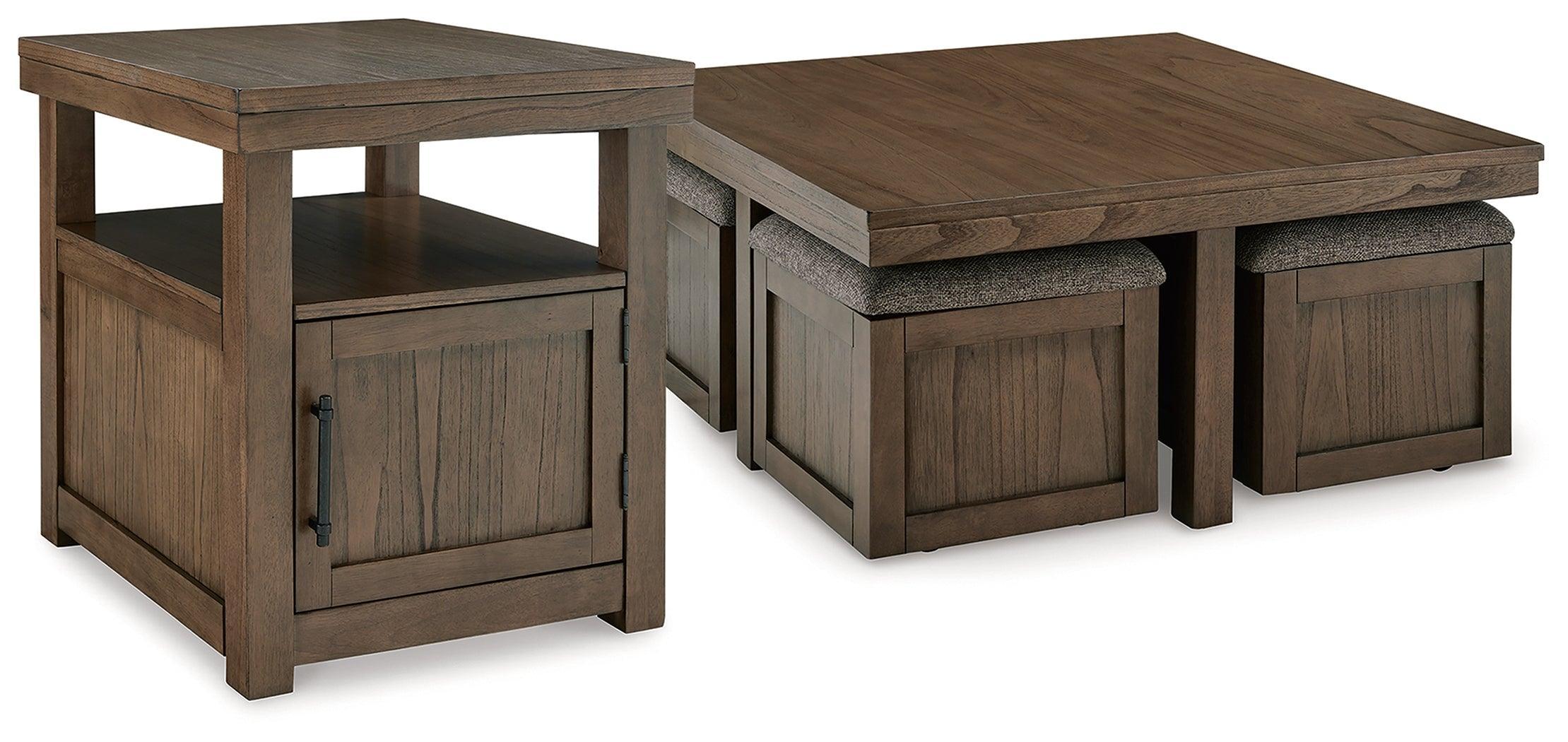 Boardernest Brown Coffee Table With 1 End - Image 2