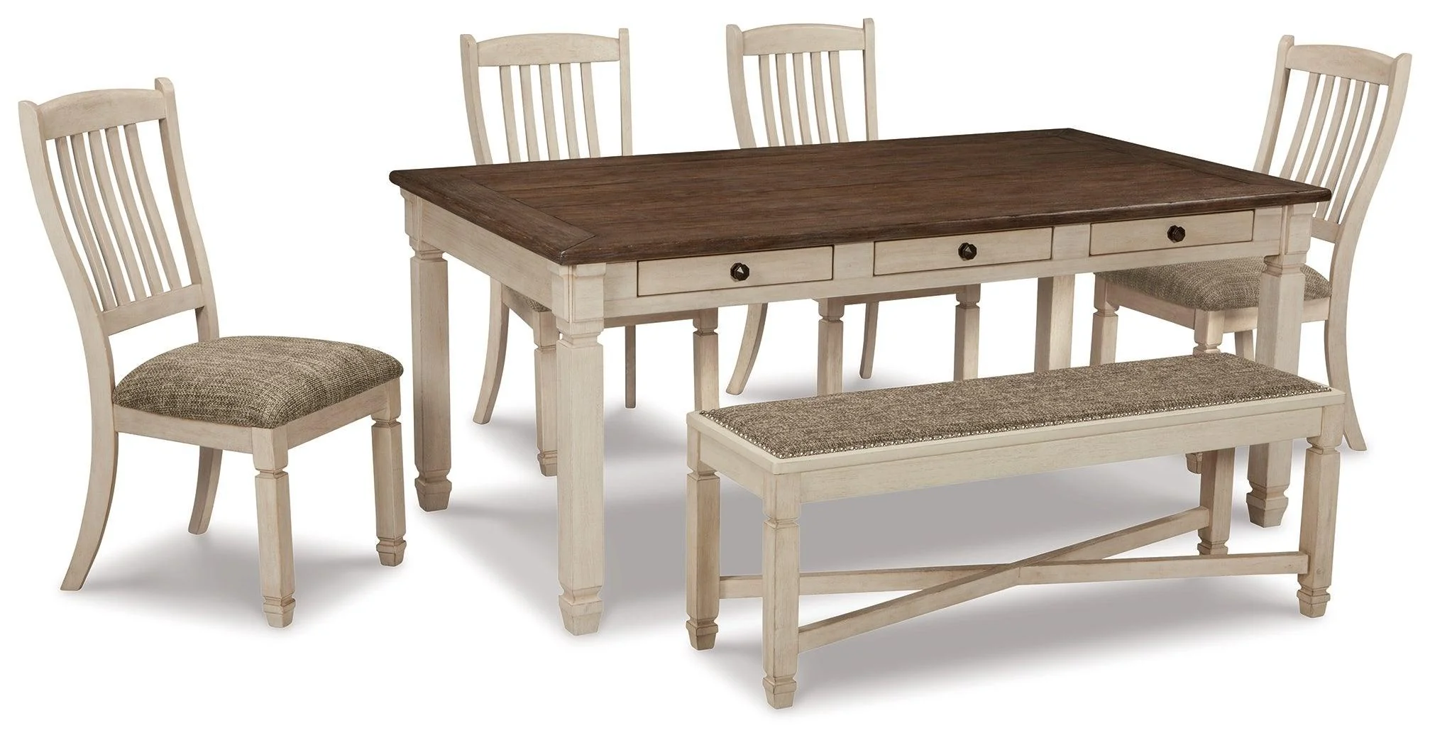 Bolanburg Two-Tone Rectangular Dining Room Set - Image 2