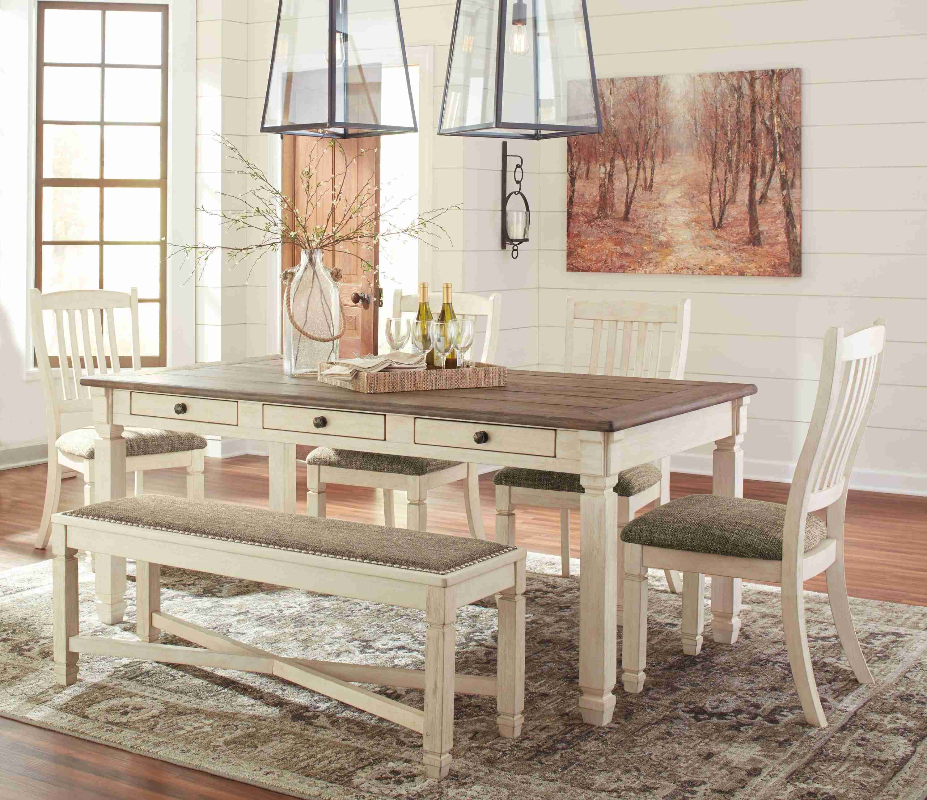 Bolanburg Two-Tone Rectangular Dining Room Set - Image 3