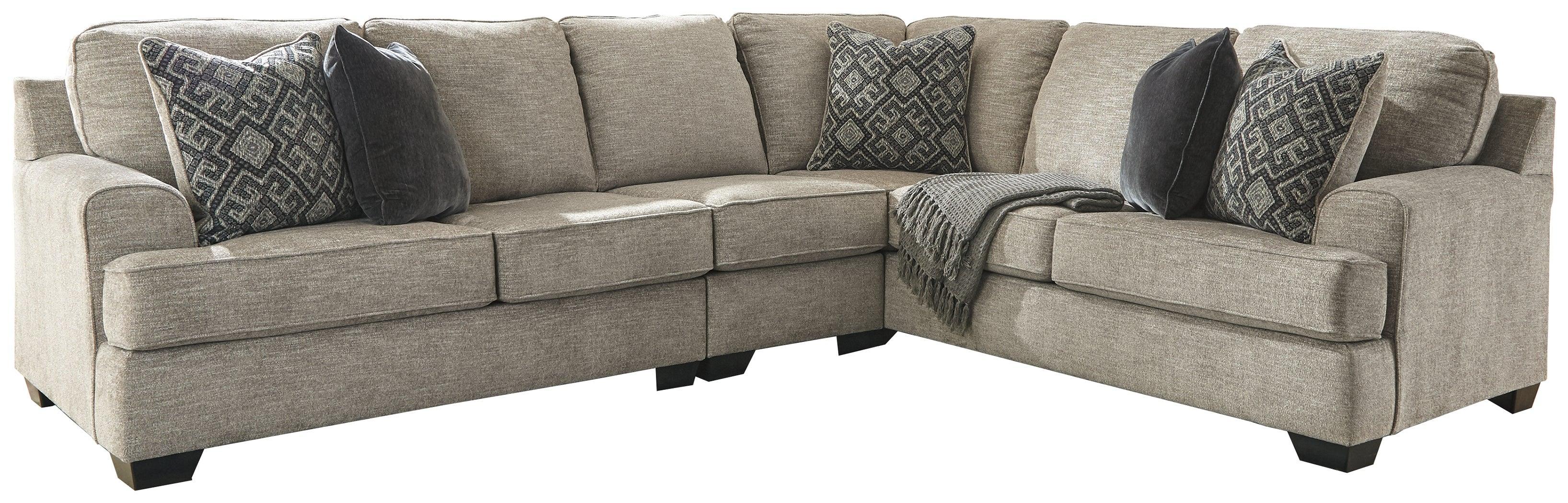 Bovarian Stone 3-Piece Sectional With Ottoman - Image 3