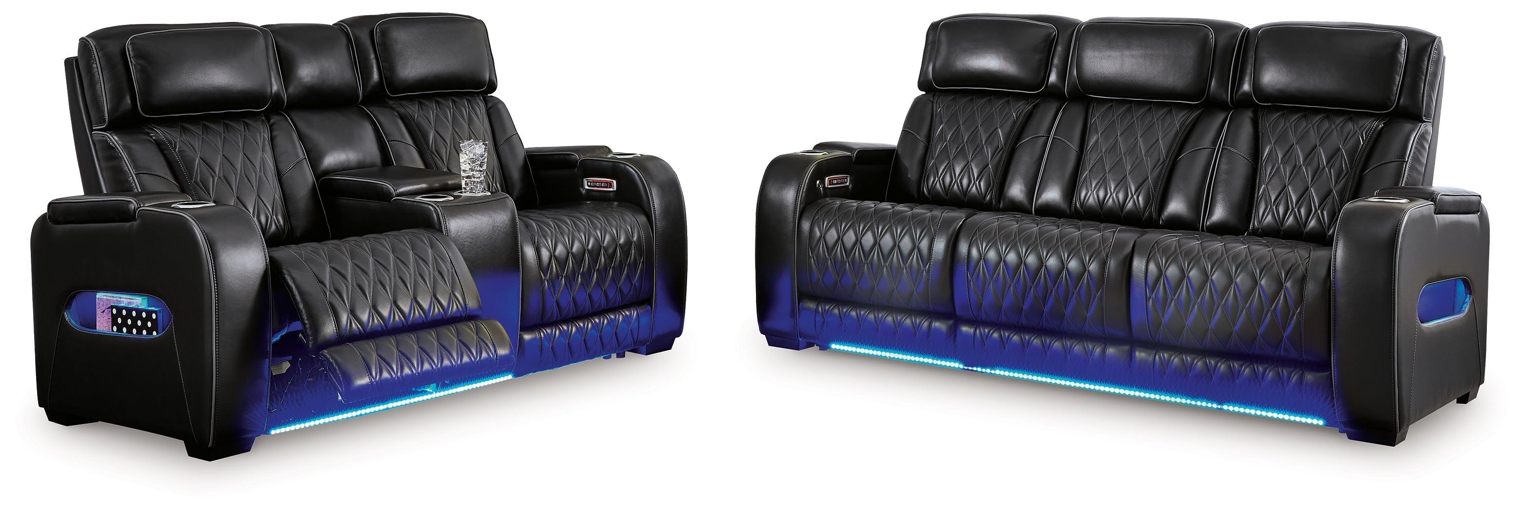 Boyington Black Sofa And Loveseat - Image 3