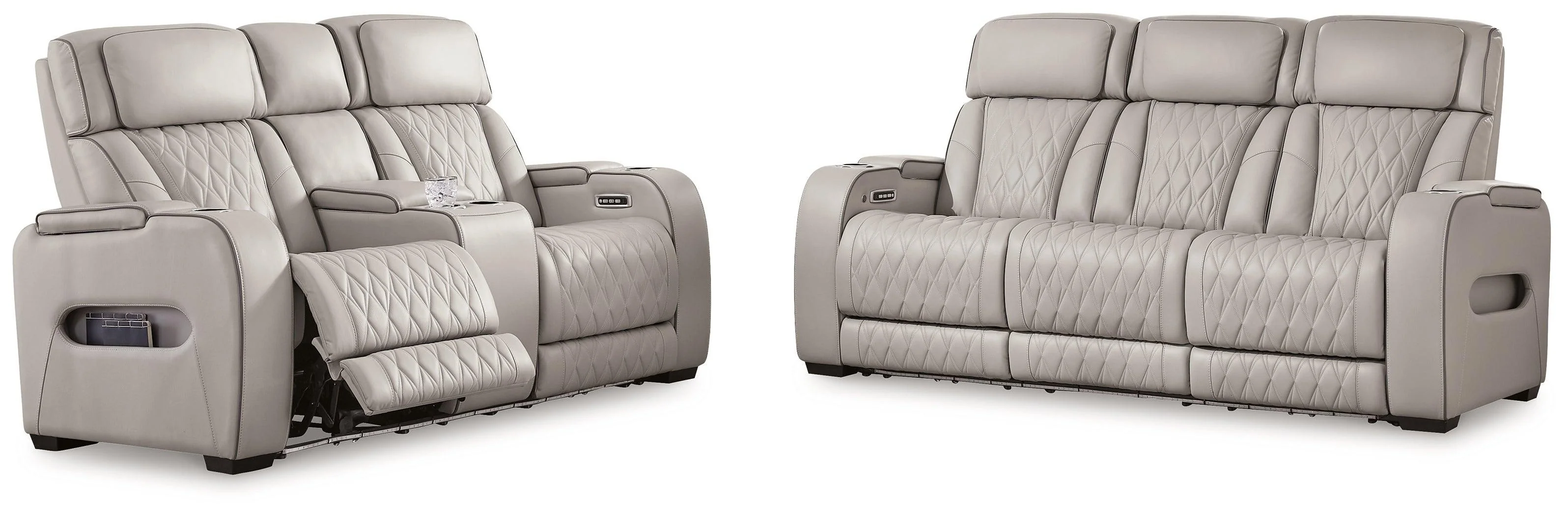 Boyington Gray Sofa And Loveseat - Image 3