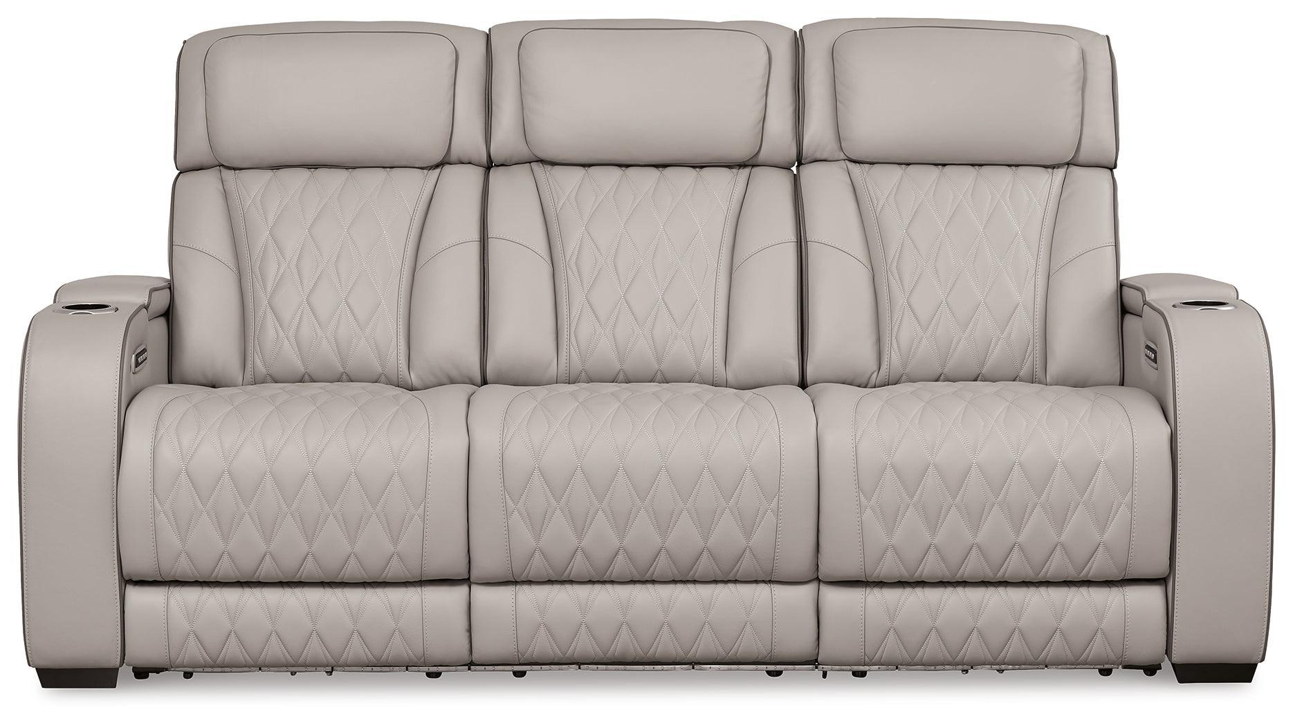 Boyington Gray Sofa Loveseat And Recliner - Image 3