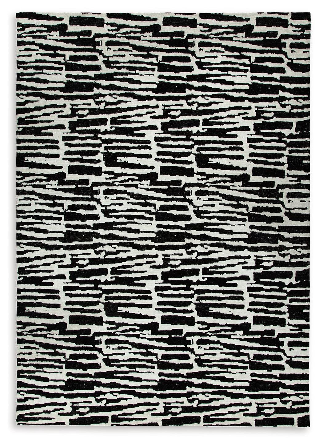 Bramshaw Black Ivory Extra Large Rug - Image 2