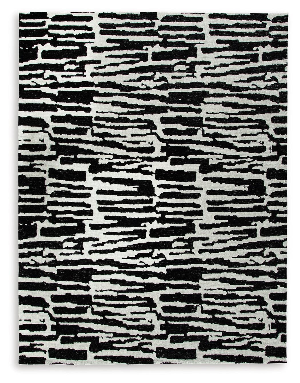 Bramshaw Black Ivory Large Rug - Image 2