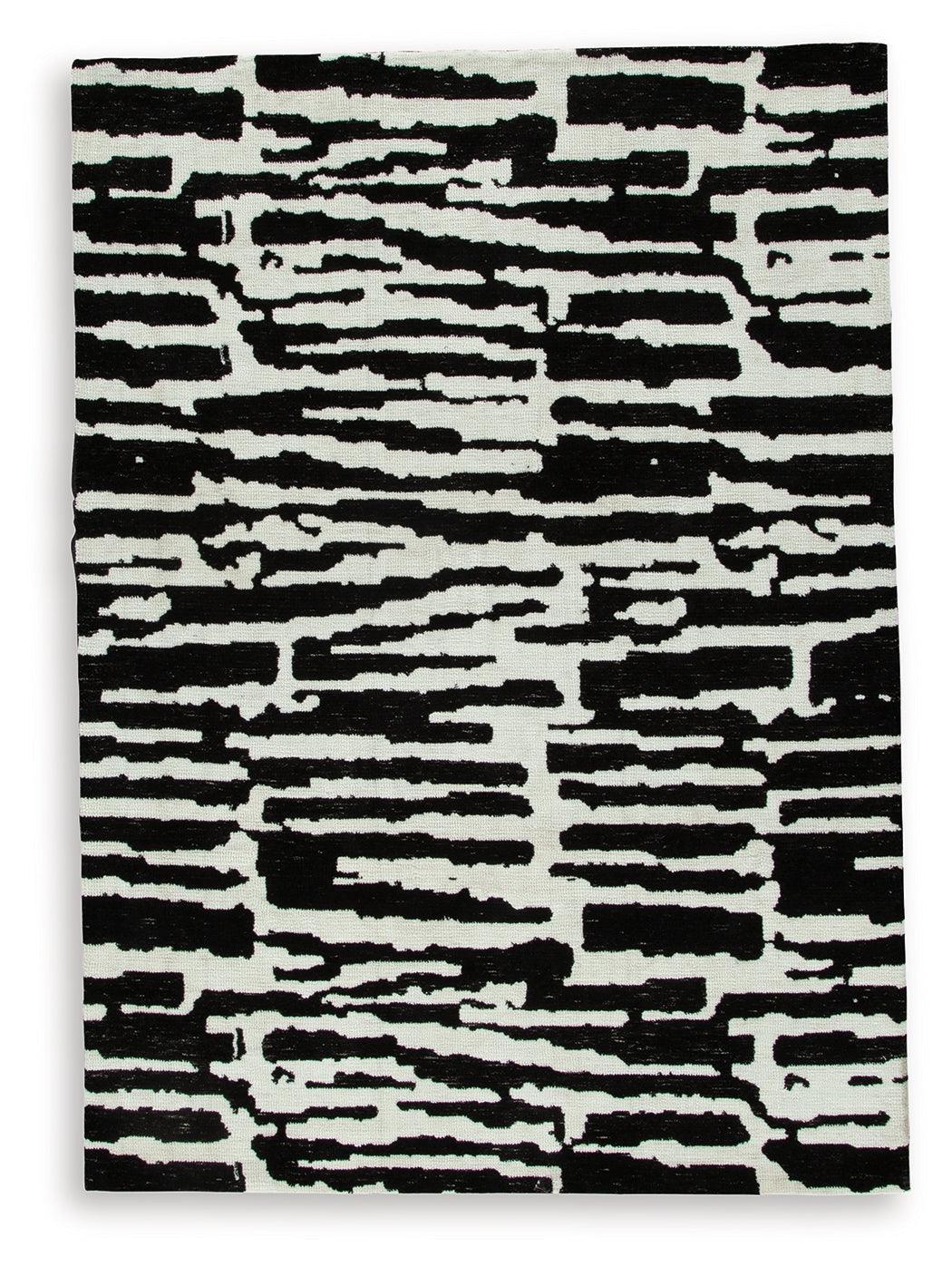 Bramshaw Black Ivory Medium Rug - Image 2