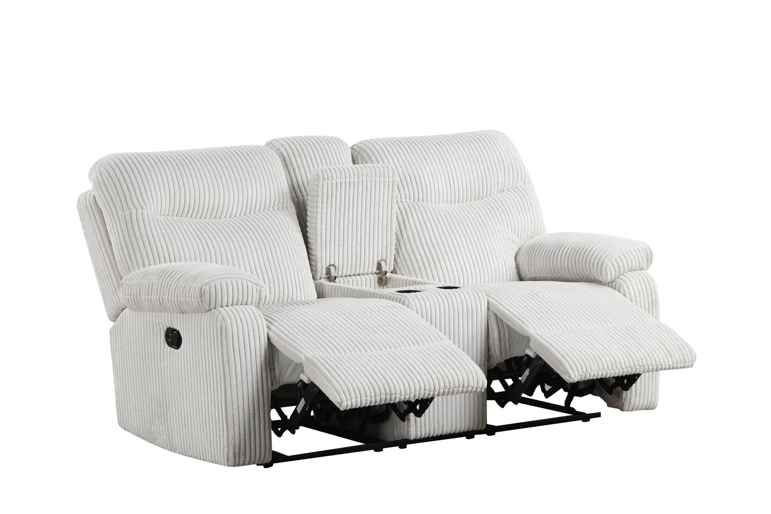 Bravo Beige 3-Piece Reclining Set - Image 3