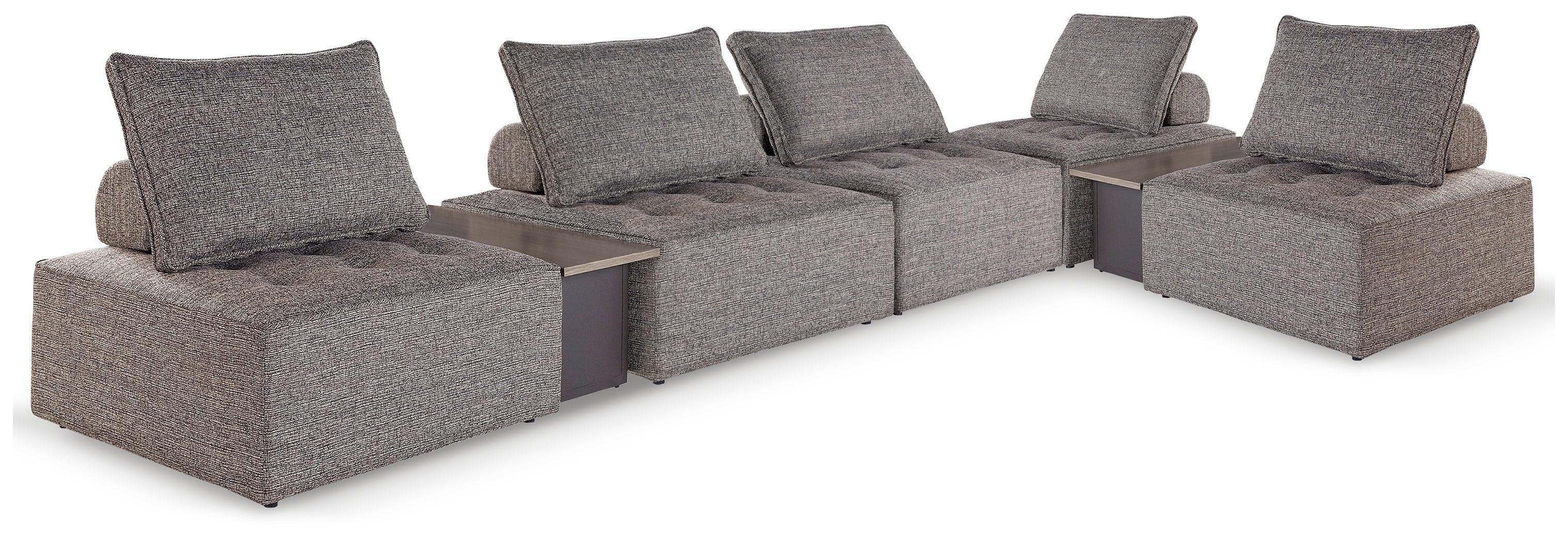 Bree Zee Brown 7-Piece Outdoor Modular Seating - Image 2