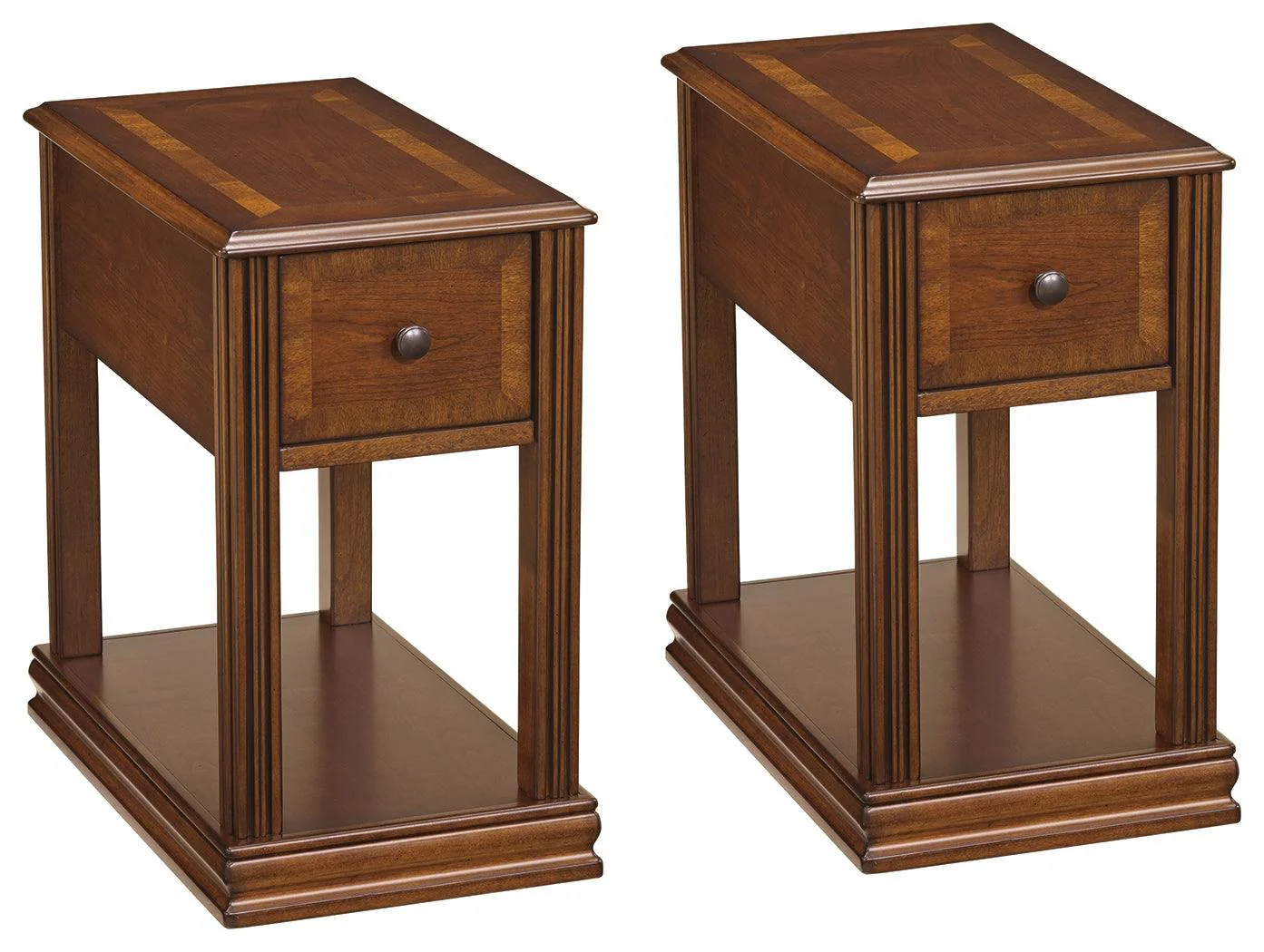 Breegin Brown 2 End Tables - Image 2