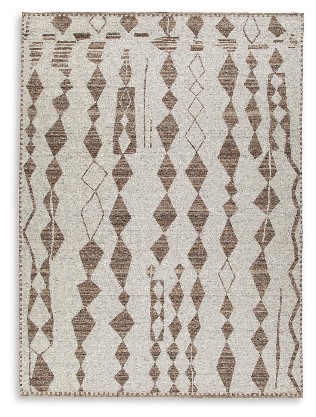 Brettler Beige Brown Extra Large Rug - Image 2