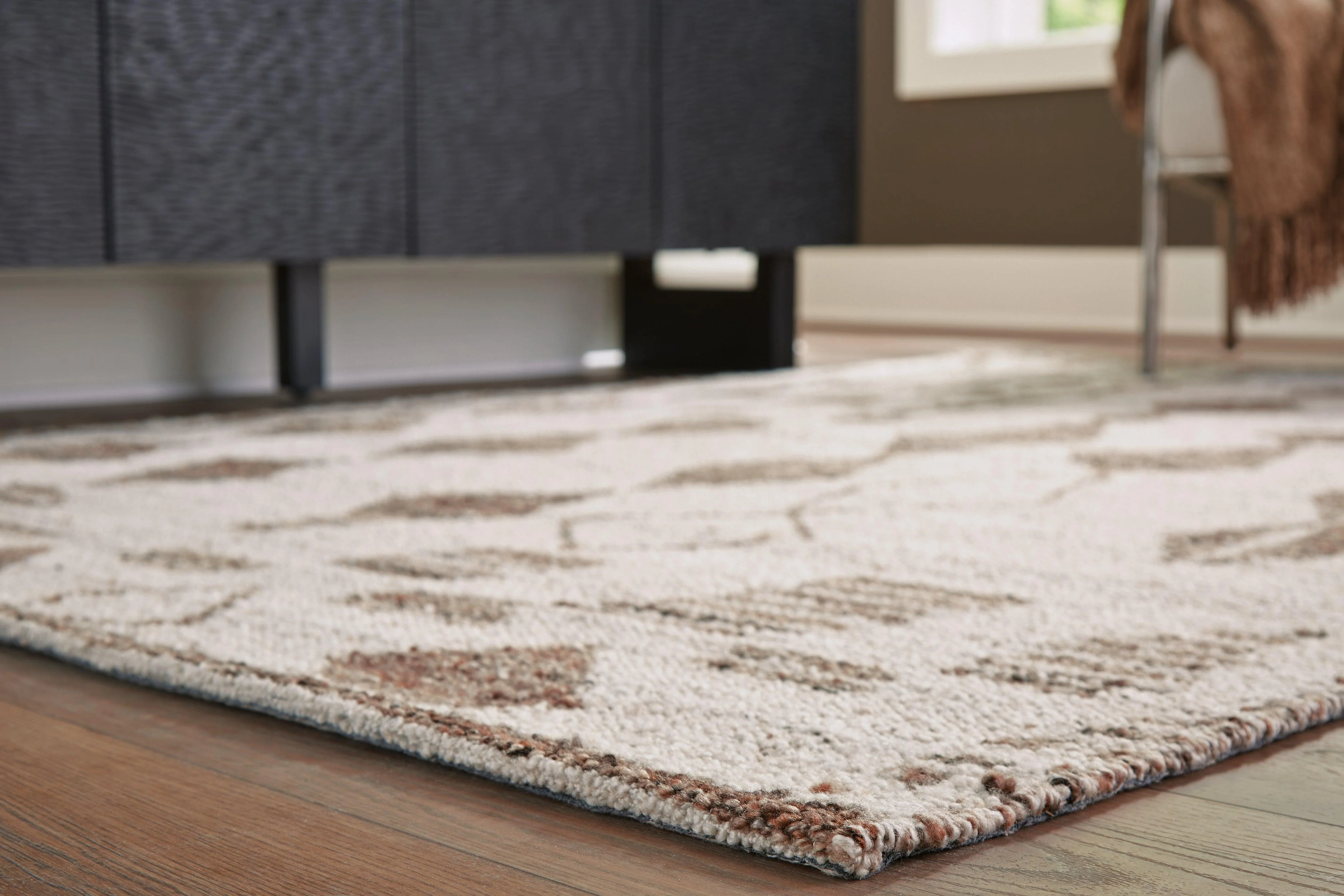 Brettler Beige Brown Medium Rug - Image 3
