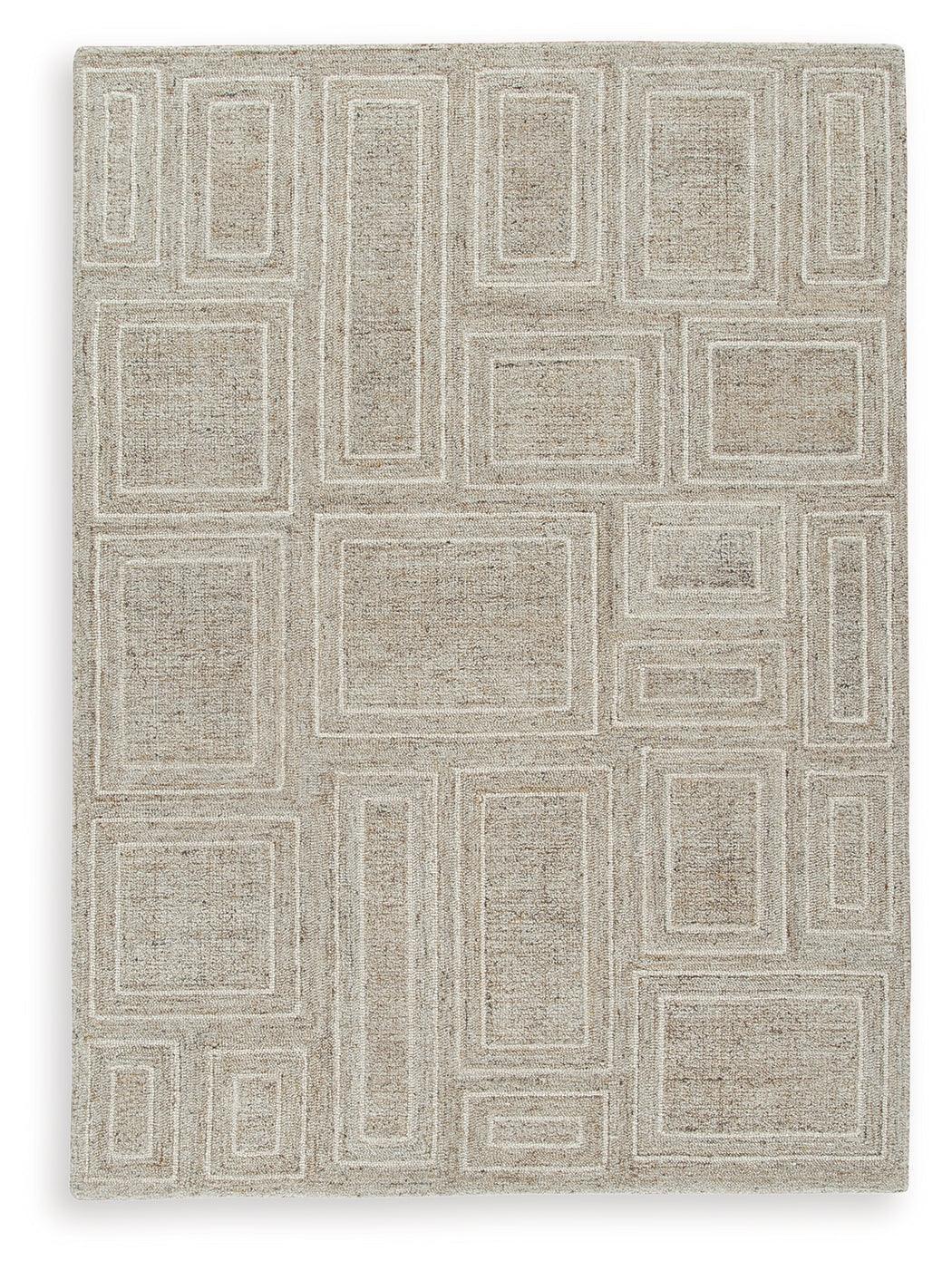 Brickburgh Gray Ivory Honey Medium Rug - Image 2